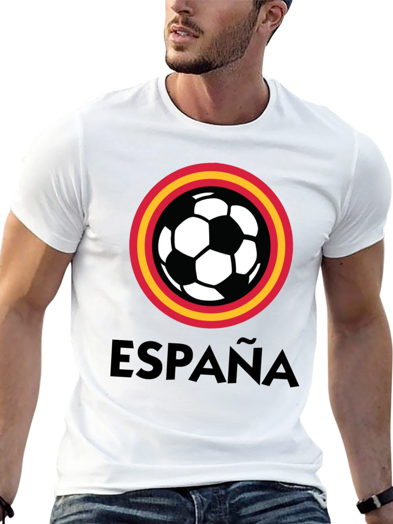 España Soccer T-Shirt - Black
