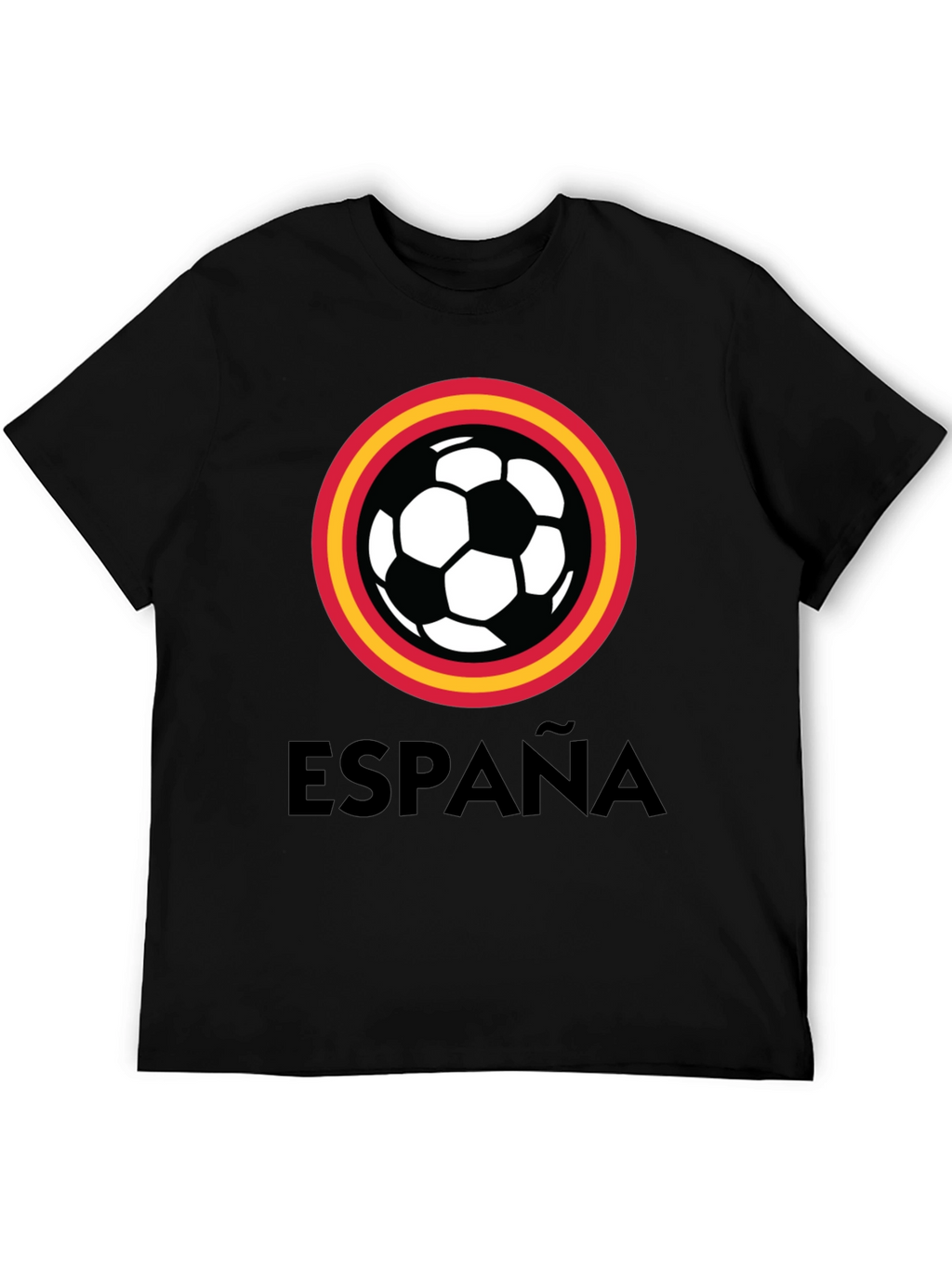 España Soccer T-Shirt - Black