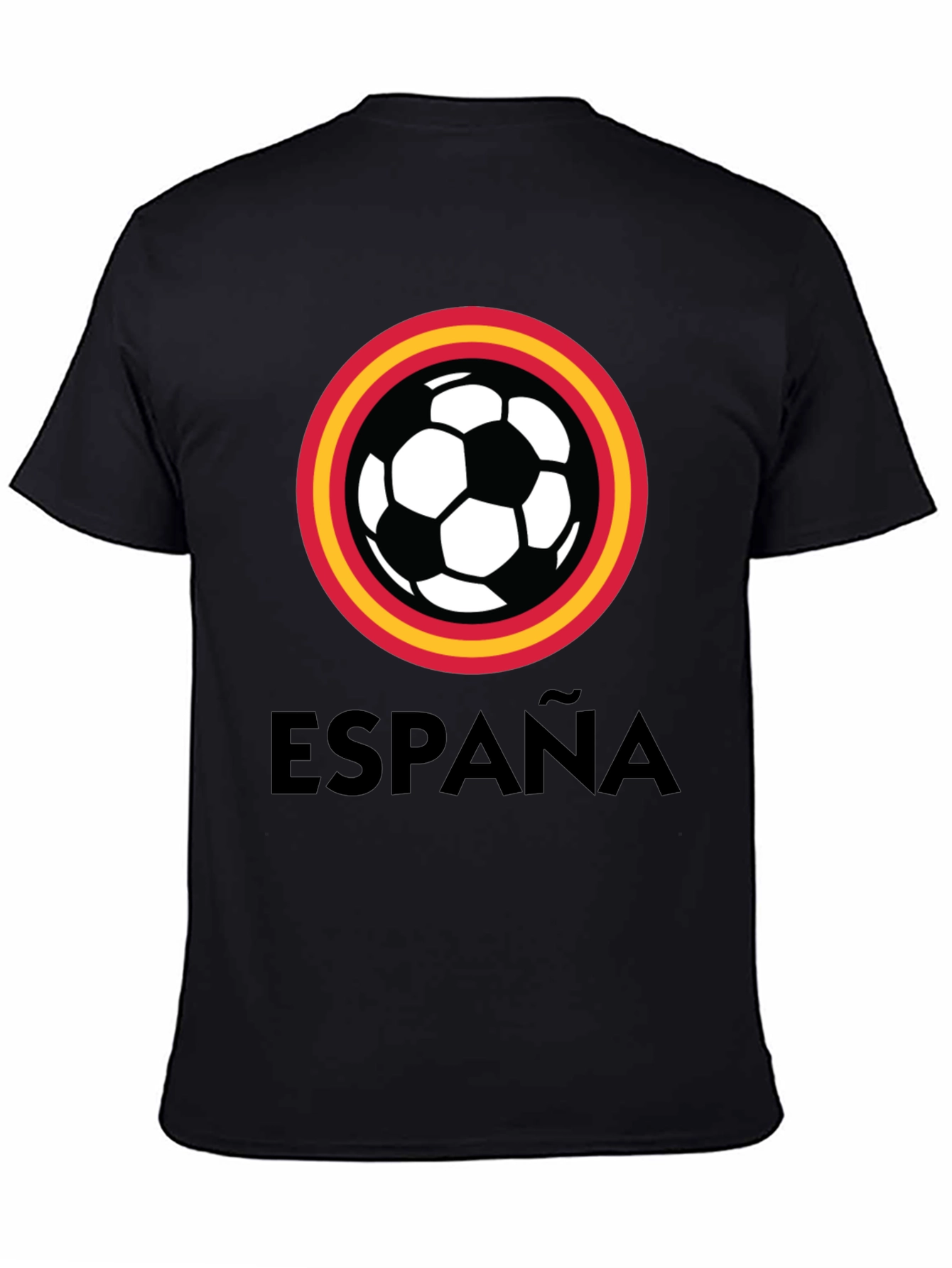 España Soccer T-Shirt - Black