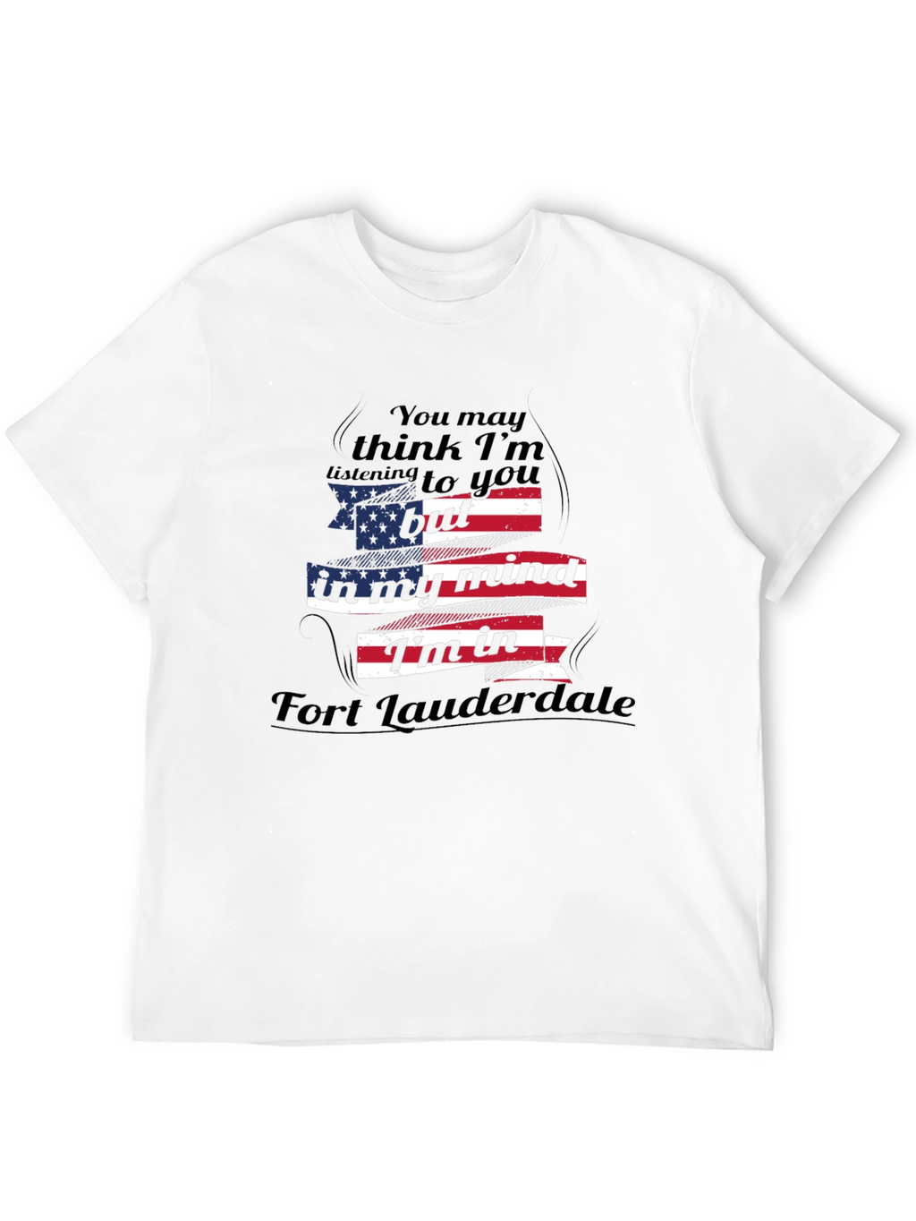 Fort Lauderdale Mind T-Shirt - American Flag