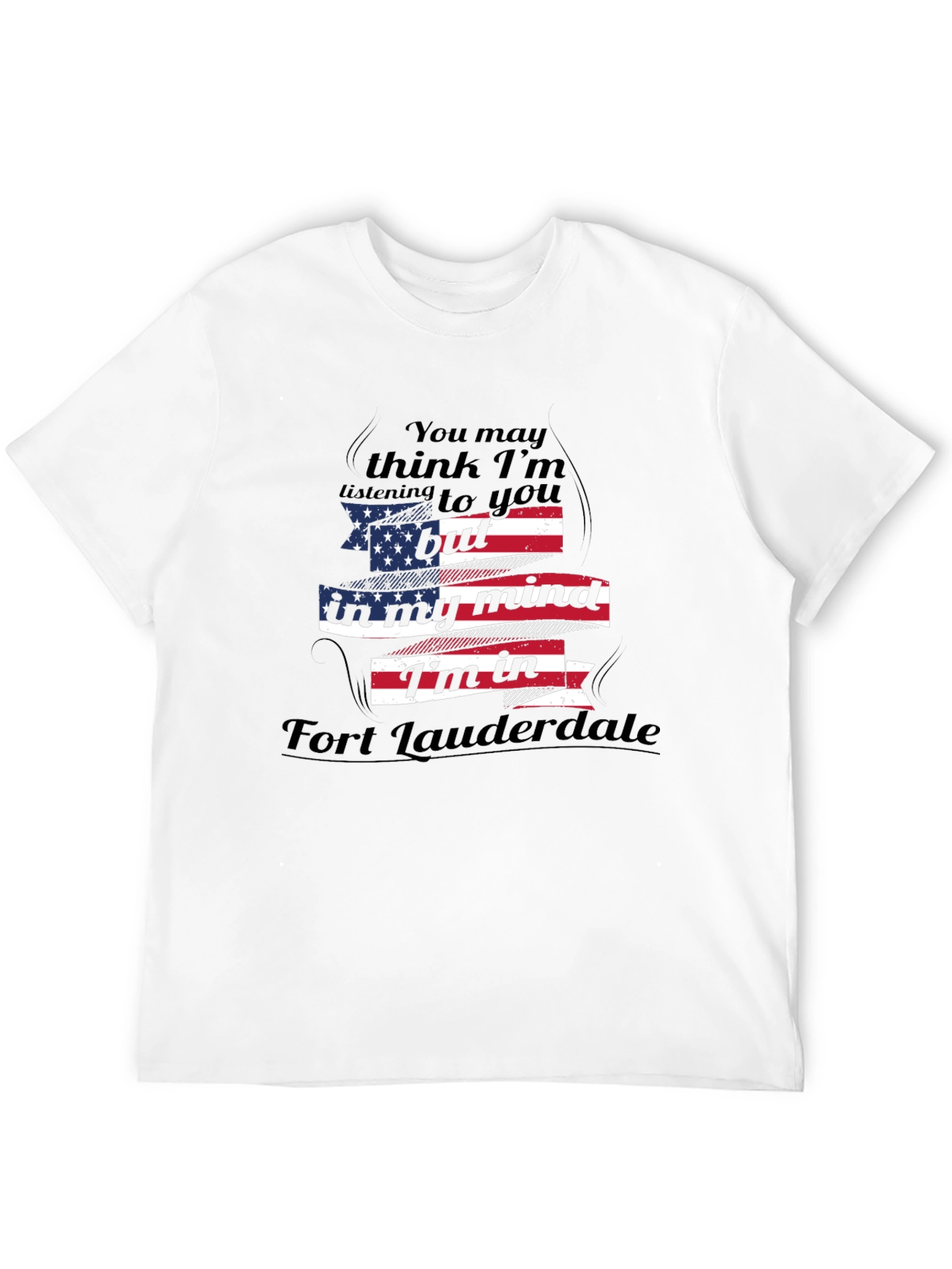 Fort Lauderdale Mind T-Shirt - American Flag