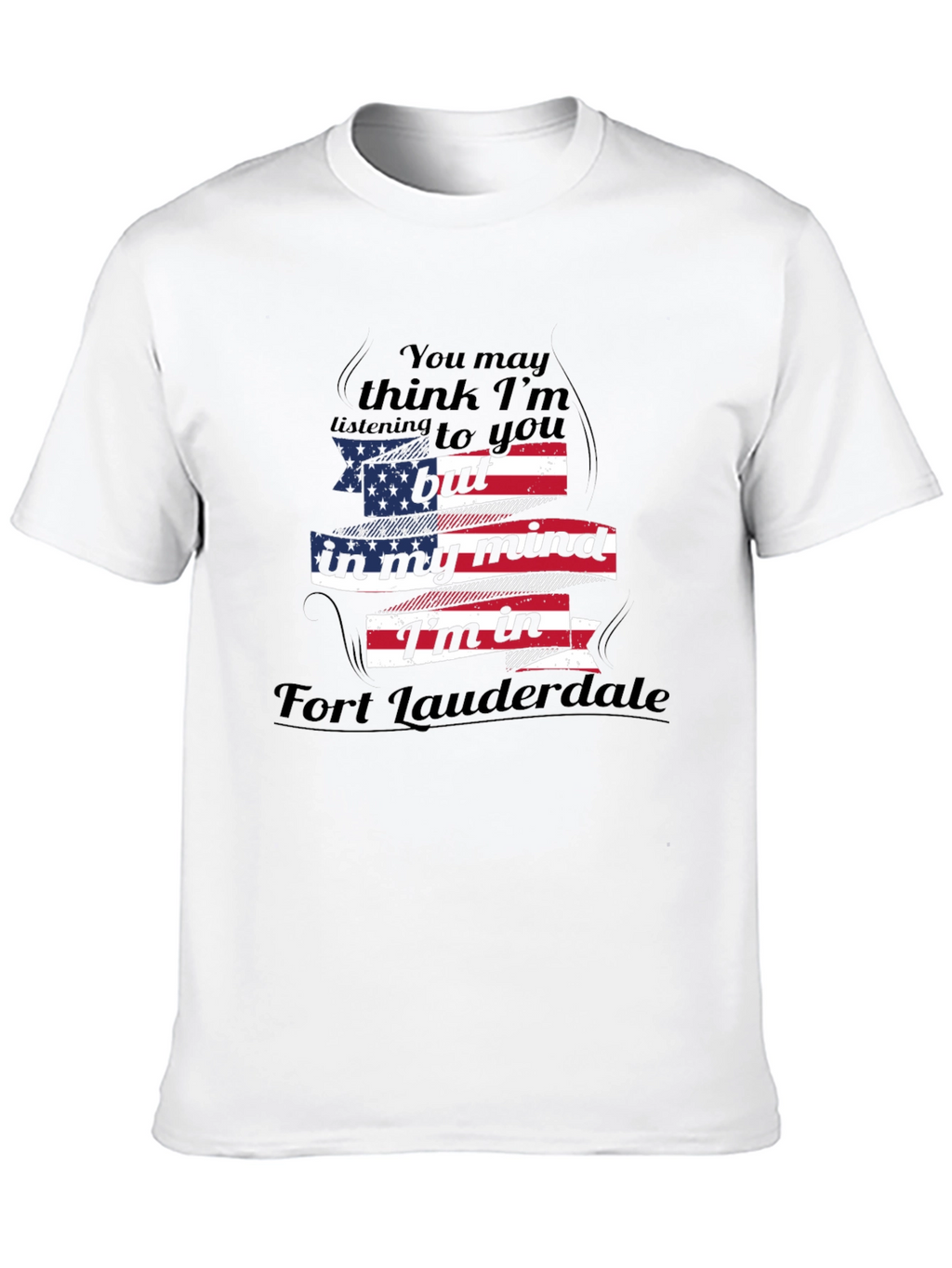 Fort Lauderdale Mind T-Shirt - American Flag