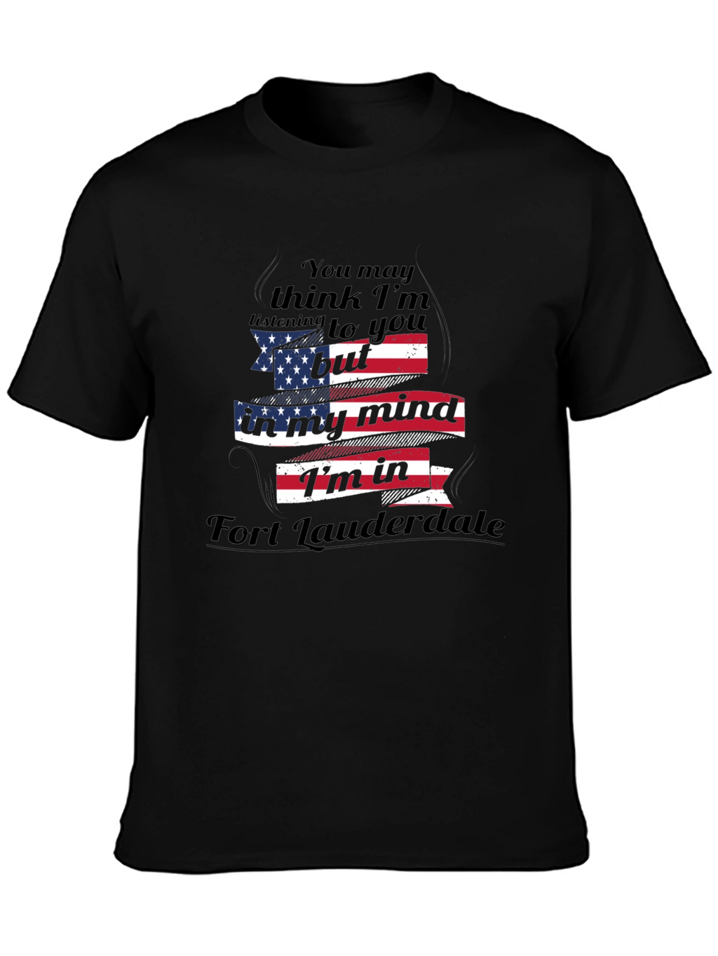 Fort Lauderdale Mind T-Shirt - American Flag