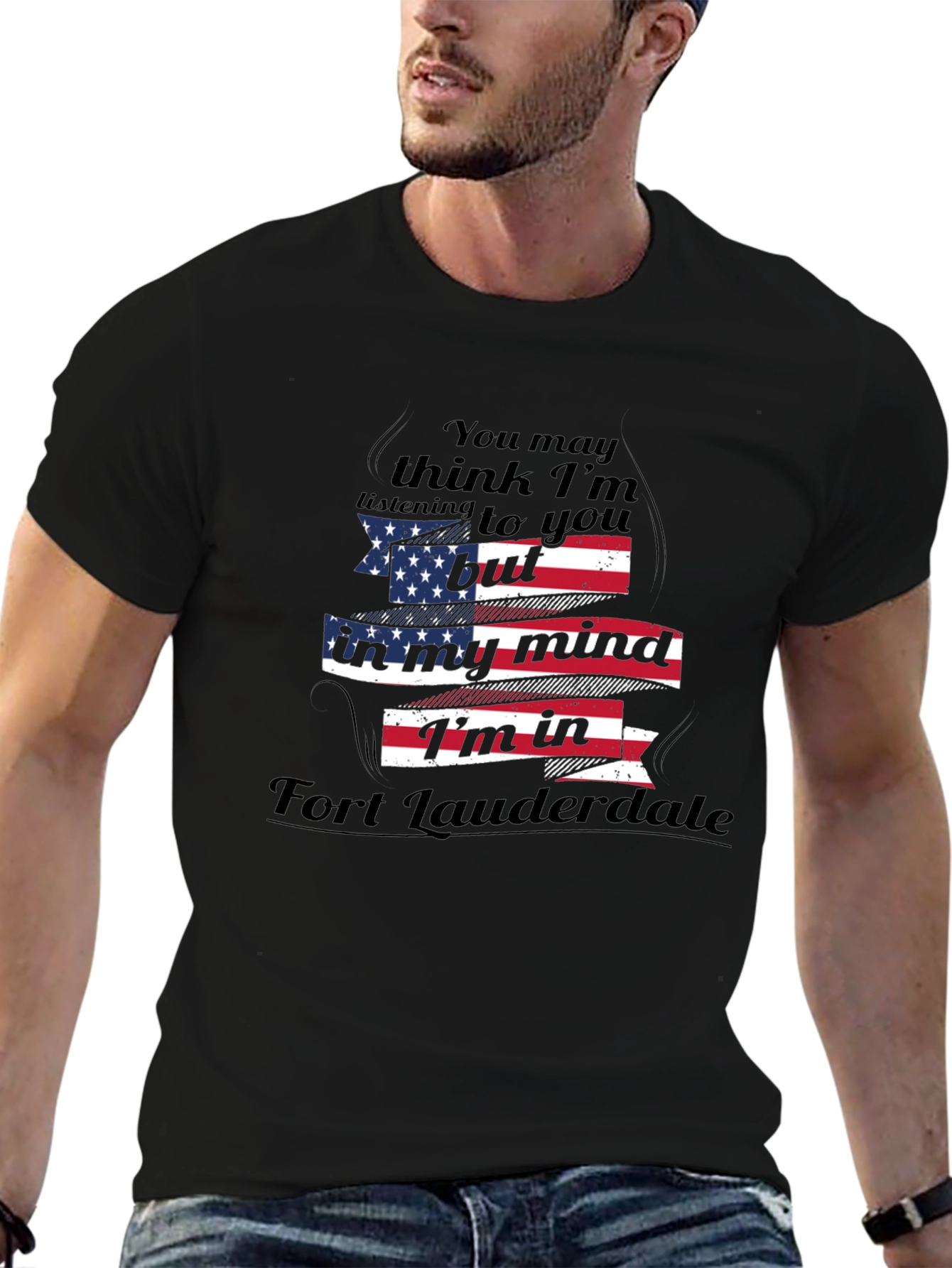 Fort Lauderdale Mind T-Shirt - American Flag