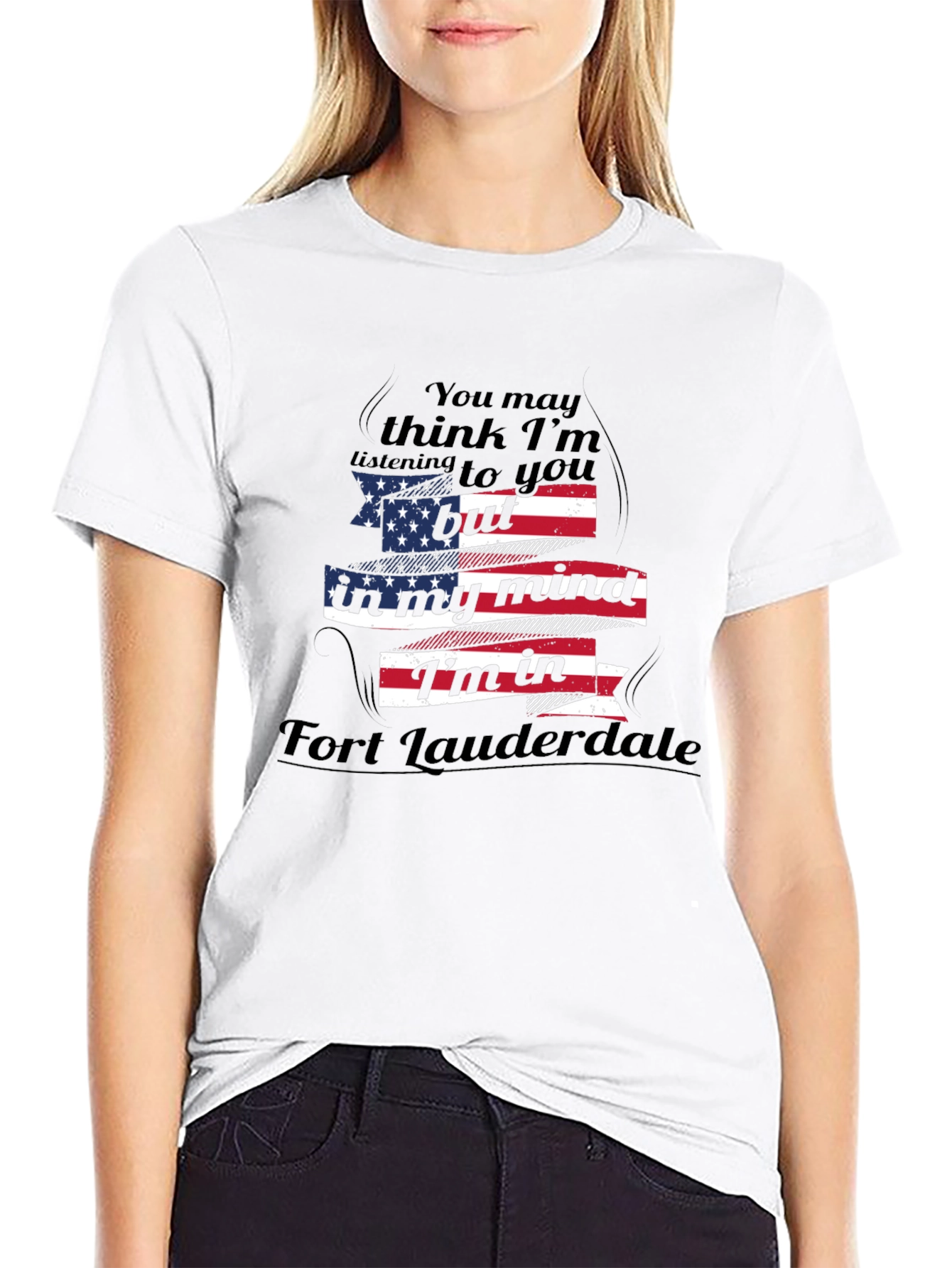 Fort Lauderdale Mind T-Shirt - American Flag