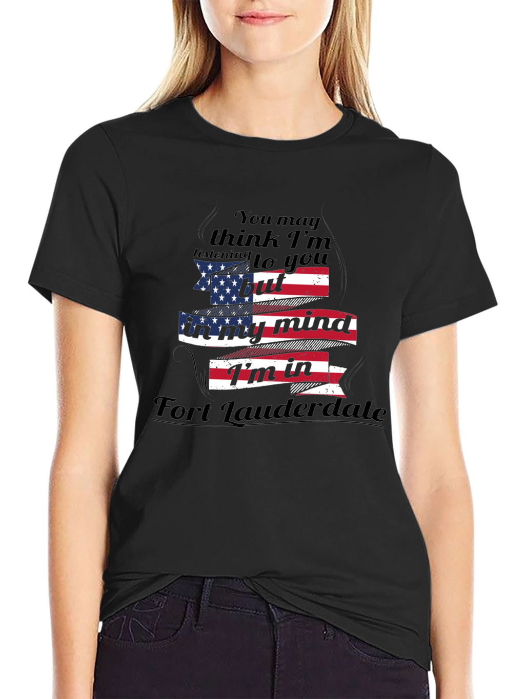 Fort Lauderdale Mind T-Shirt - American Flag
