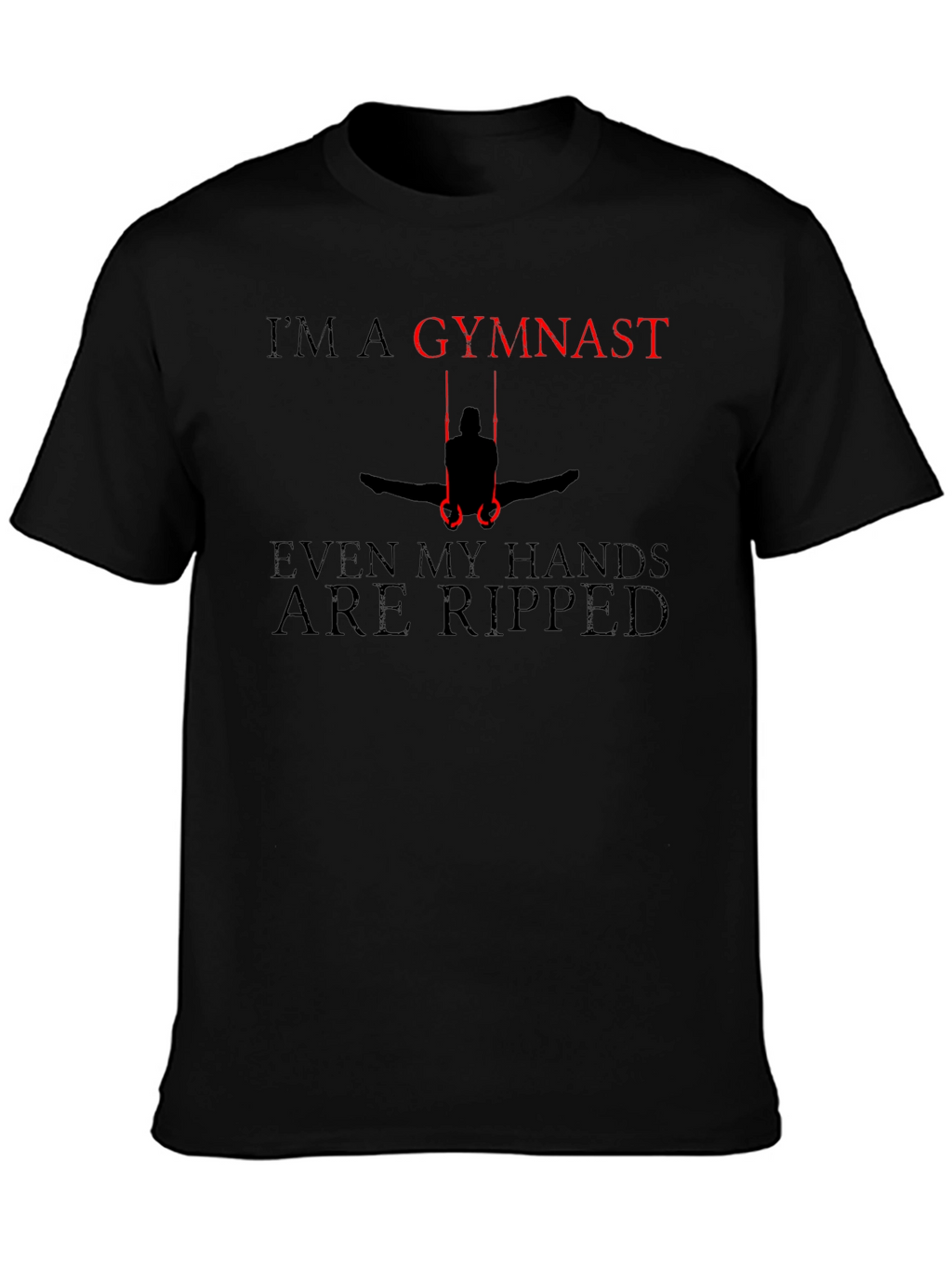 Gymnast Ripped Hands Graphic T-Shirt