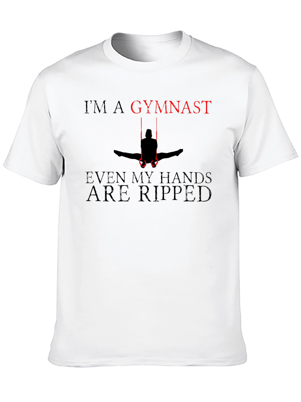 Gymnast Ripped Hands Graphic T-Shirt