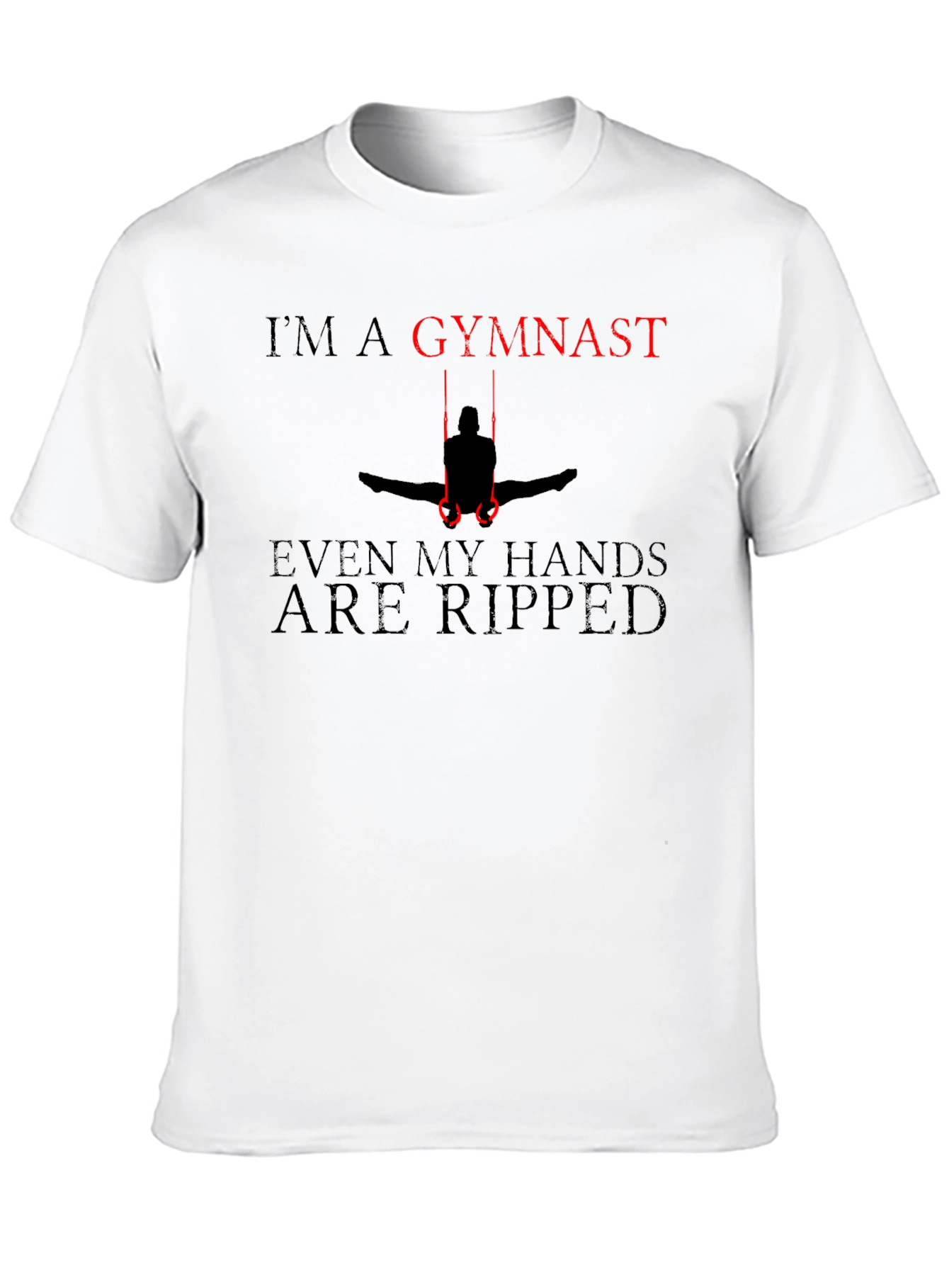 Gymnast Ripped Hands Graphic T-Shirt