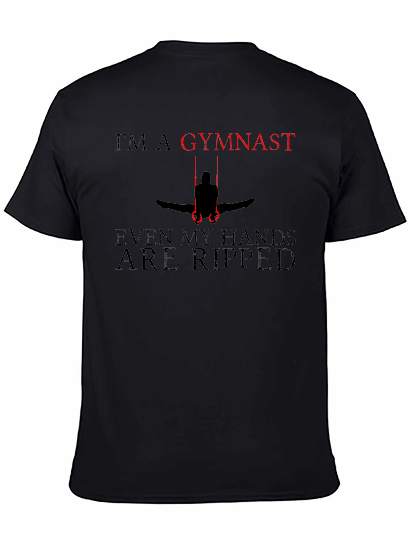 Gymnast Ripped Hands Graphic T-Shirt