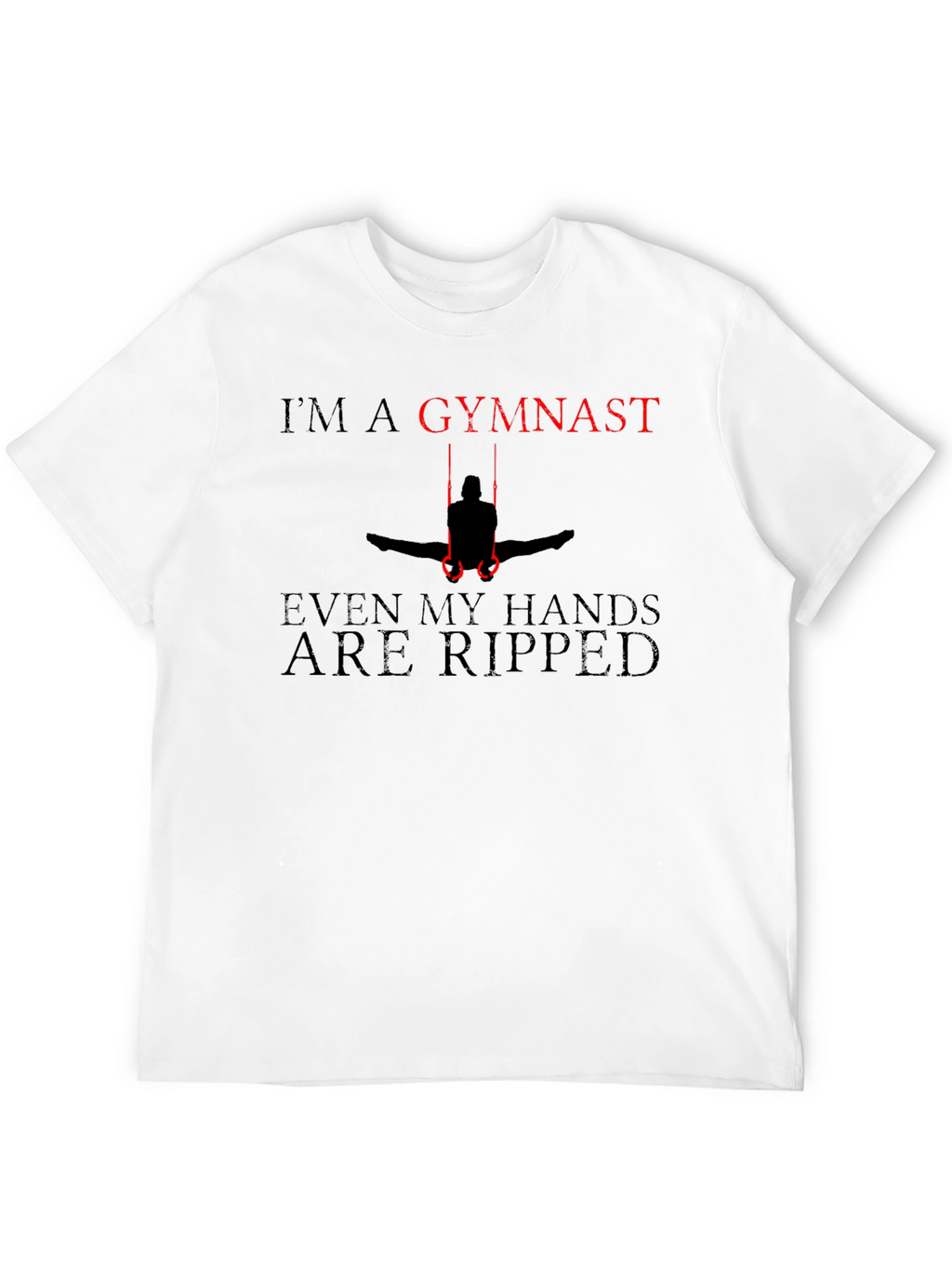 Gymnast Ripped Hands Graphic T-Shirt