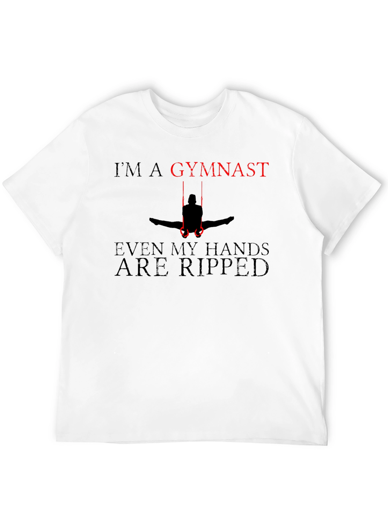 Gymnast Ripped Hands Graphic T-Shirt