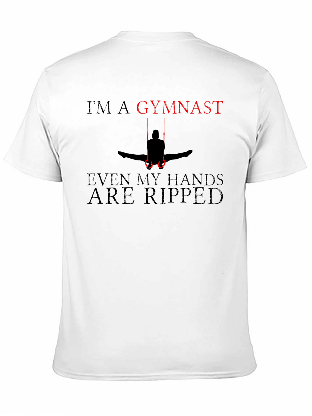 Gymnast Ripped Hands Graphic T-Shirt