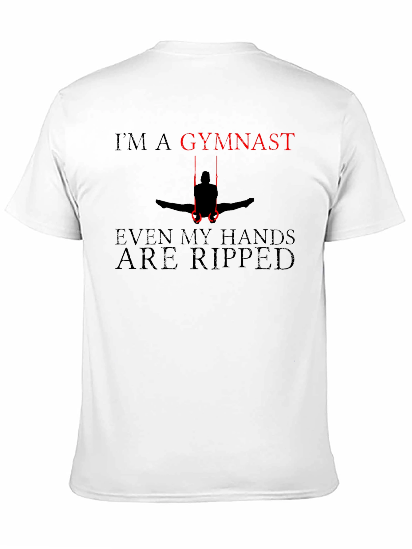 Gymnast Ripped Hands Graphic T-Shirt