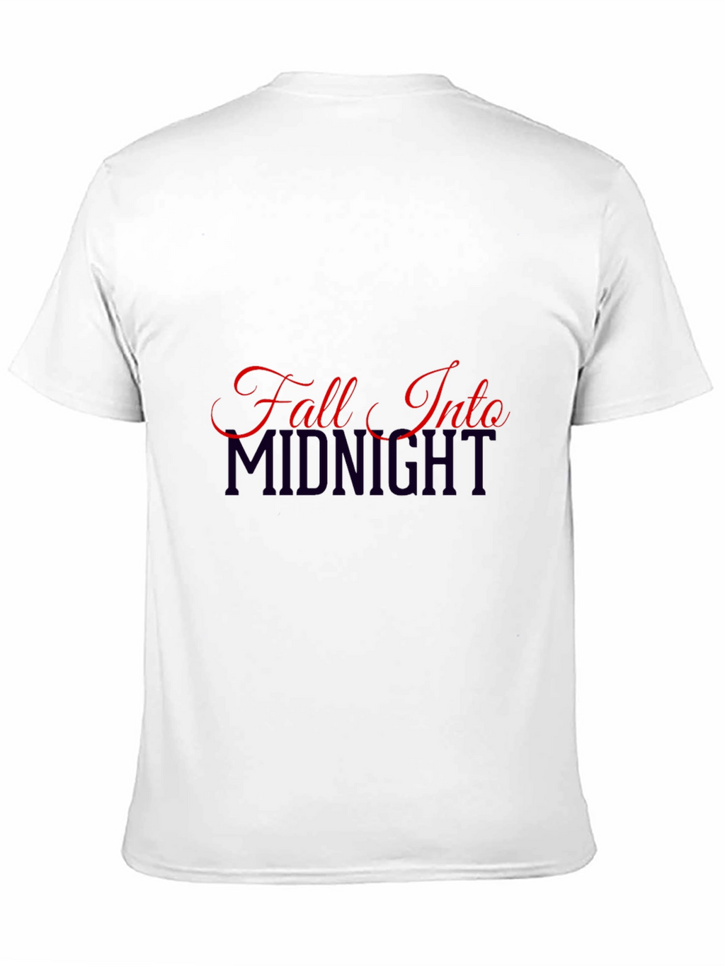 Fall Into Midnight Graphic T-Shirt - Stylish Black Tee