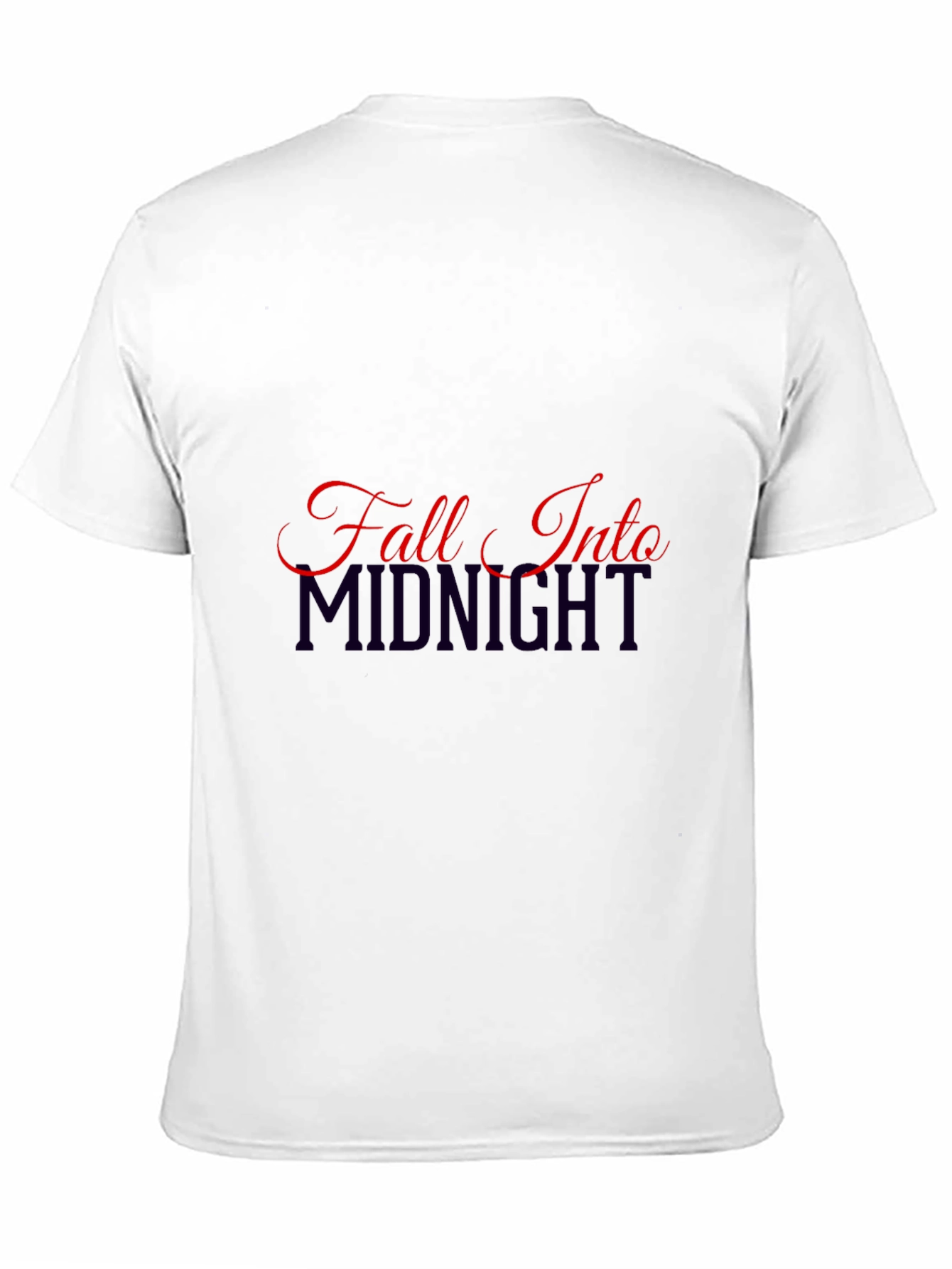 Fall Into Midnight Graphic T-Shirt - Stylish Black Tee