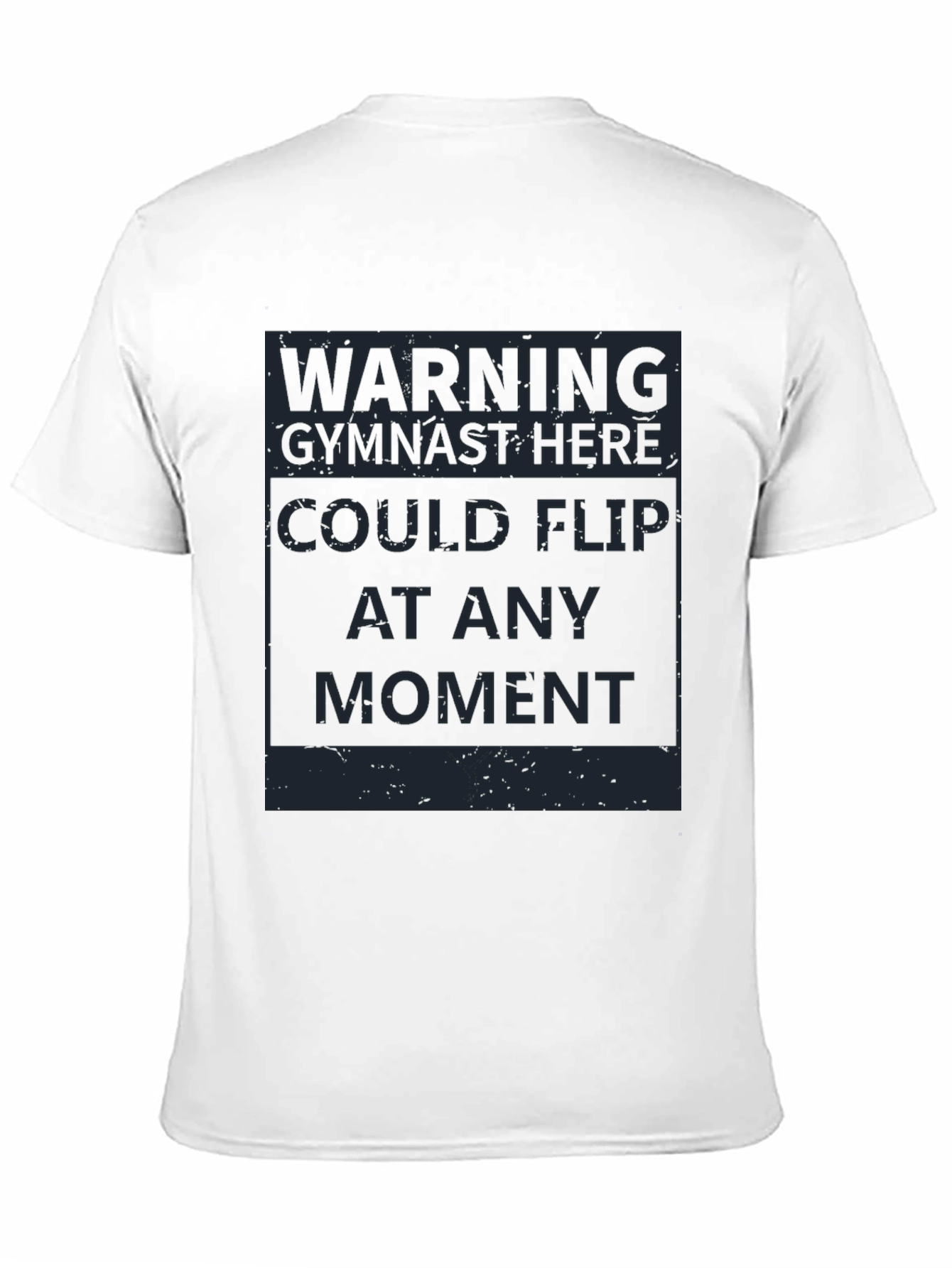Warning Gymnast Flip T-Shirt