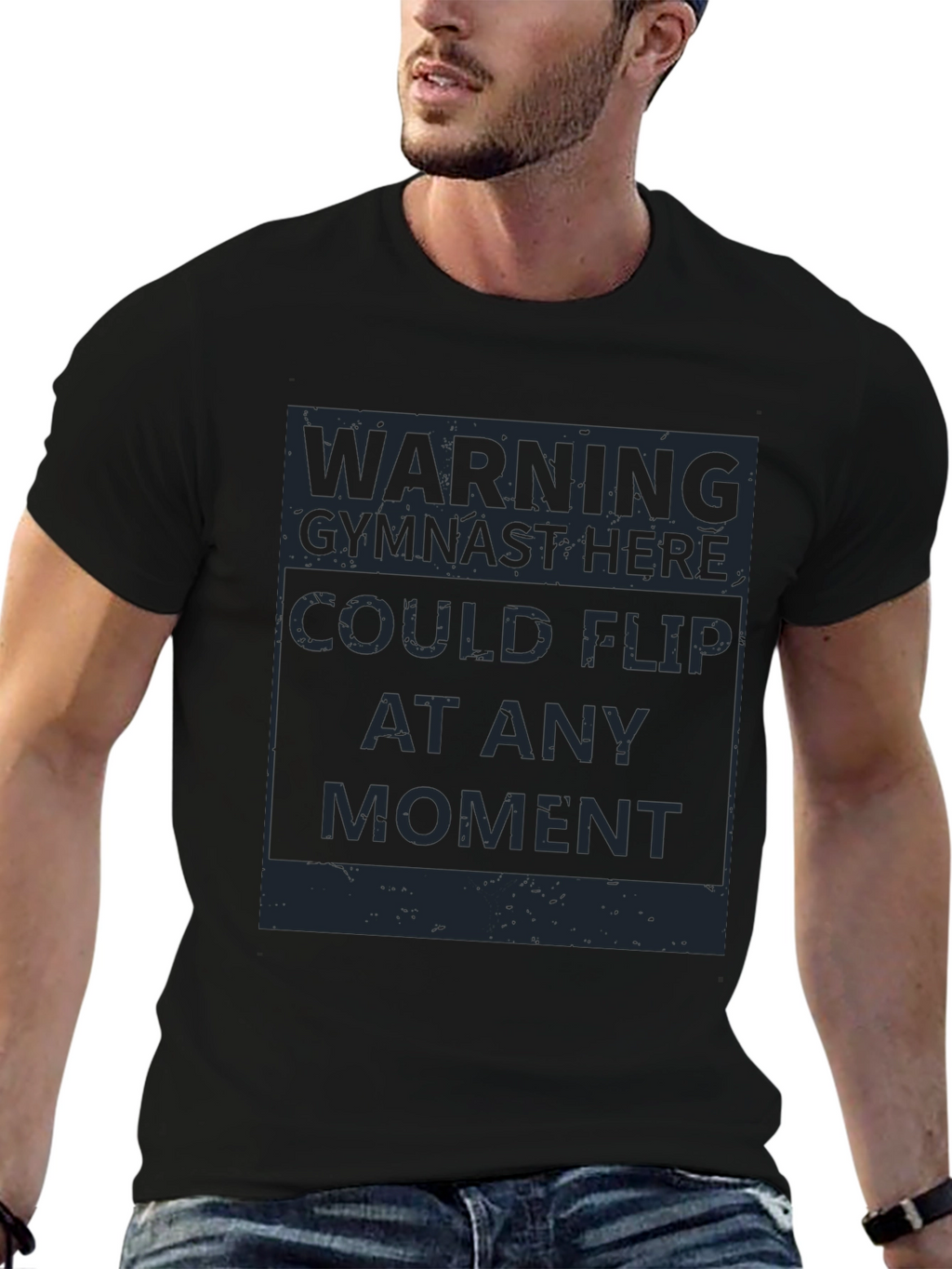 Warning Gymnast Flip T-Shirt