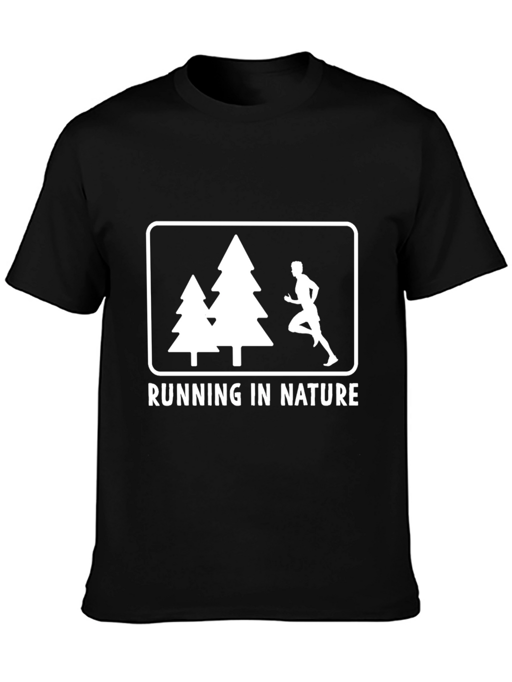 Running in Nature Graphic Tee - Outdoor Adventure