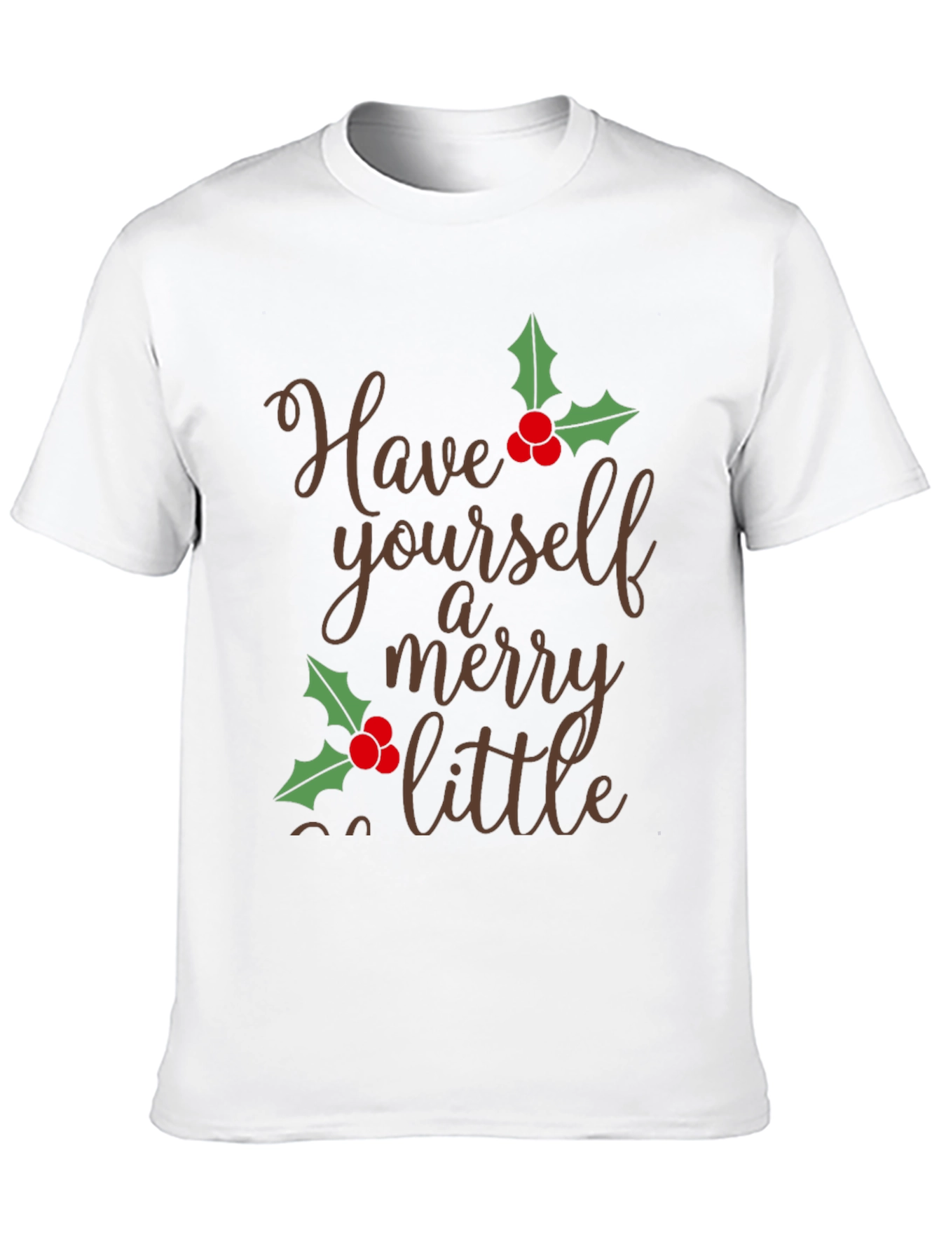 Festive Holiday T-Shirt: Merry Little Christmas