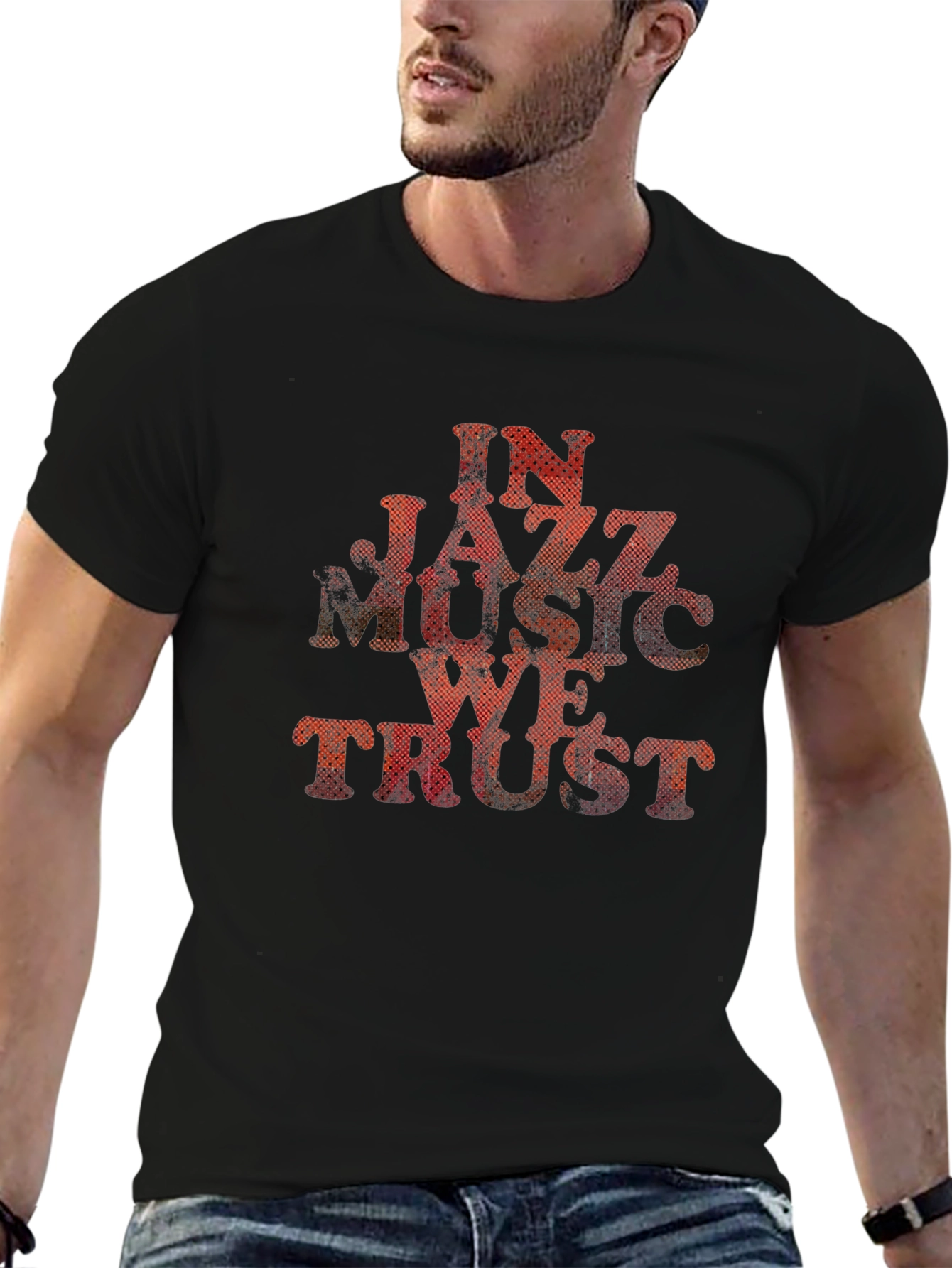 In Jazz Music We Trust Graphic Tee