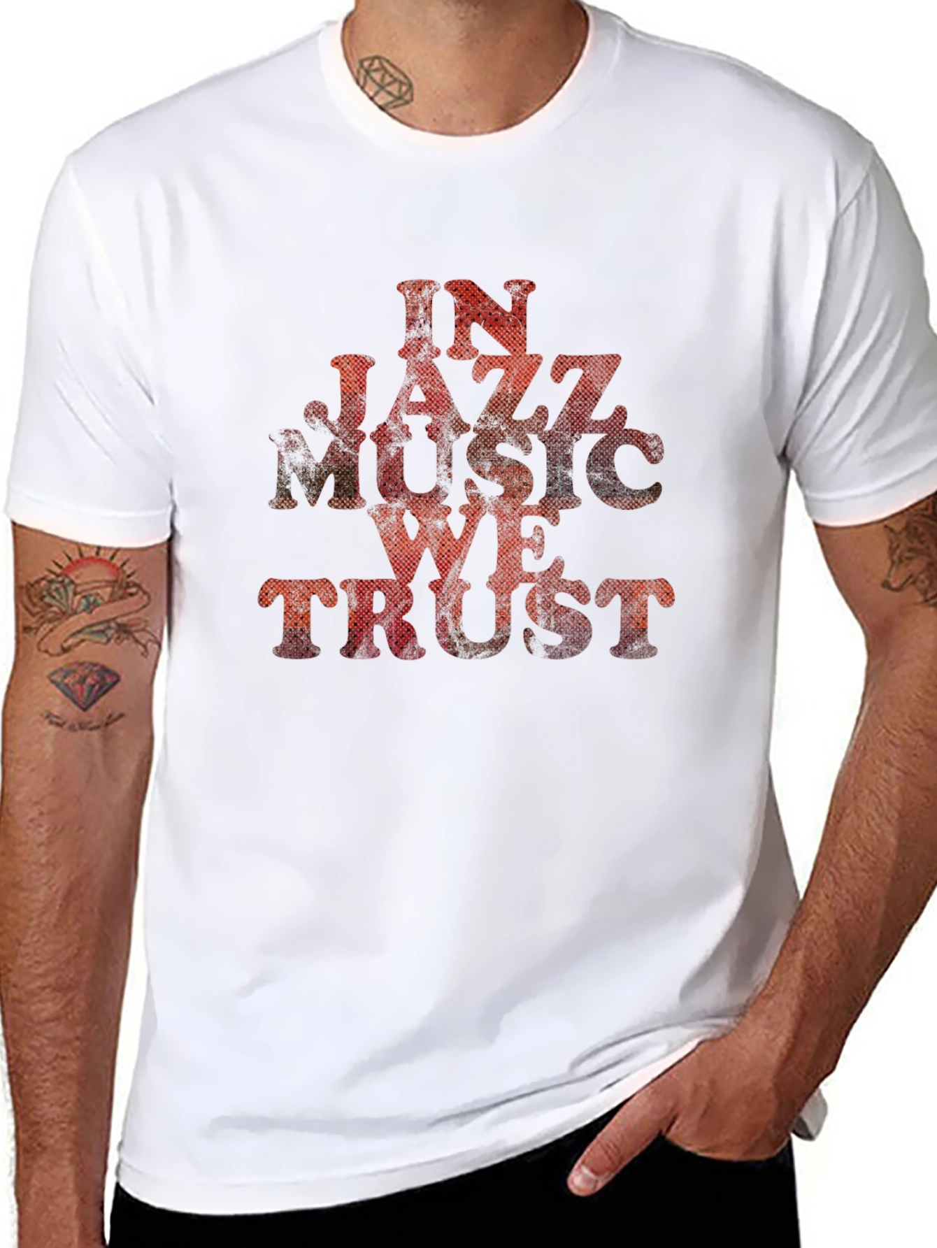 In Jazz Music We Trust Graphic Tee