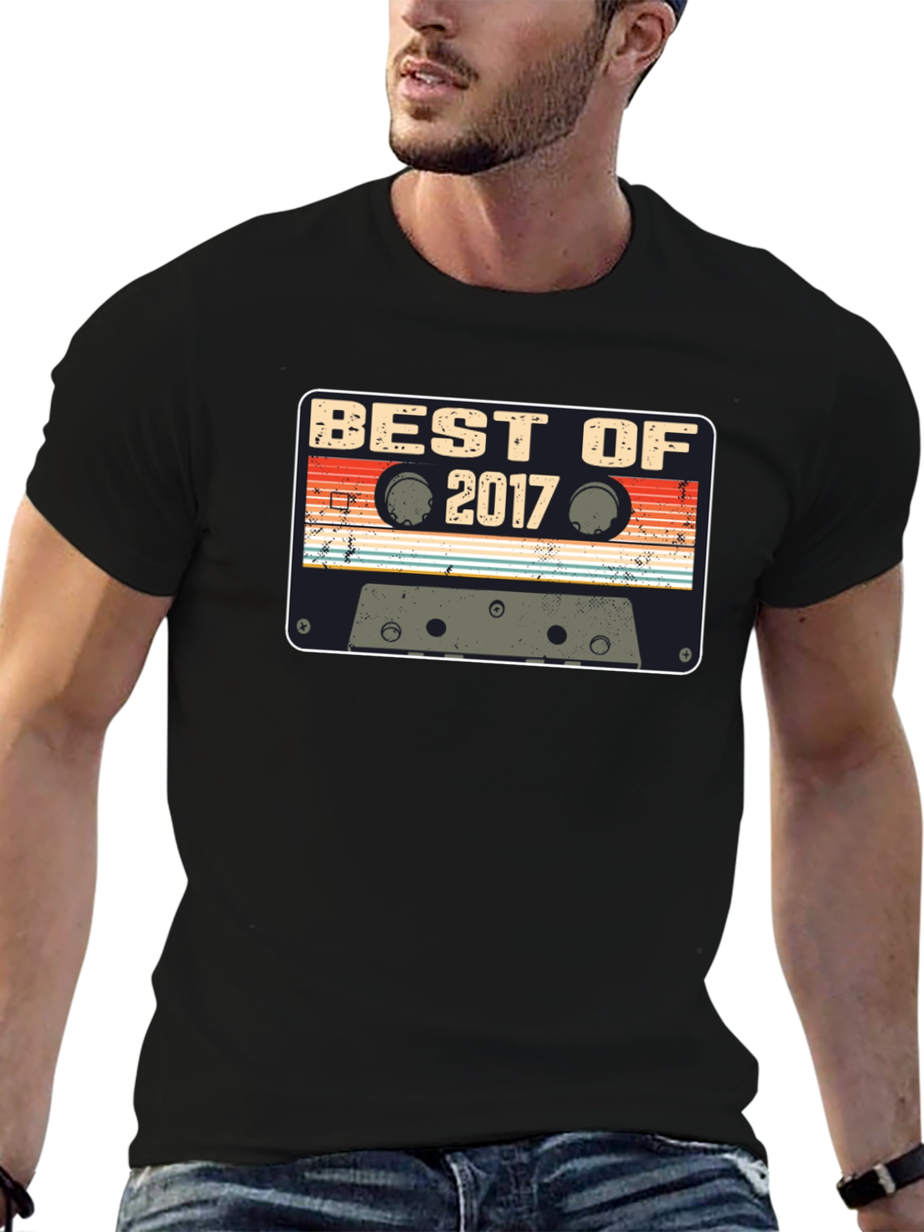 Best of 2017 Cassette Tape Graphic T-Shirt