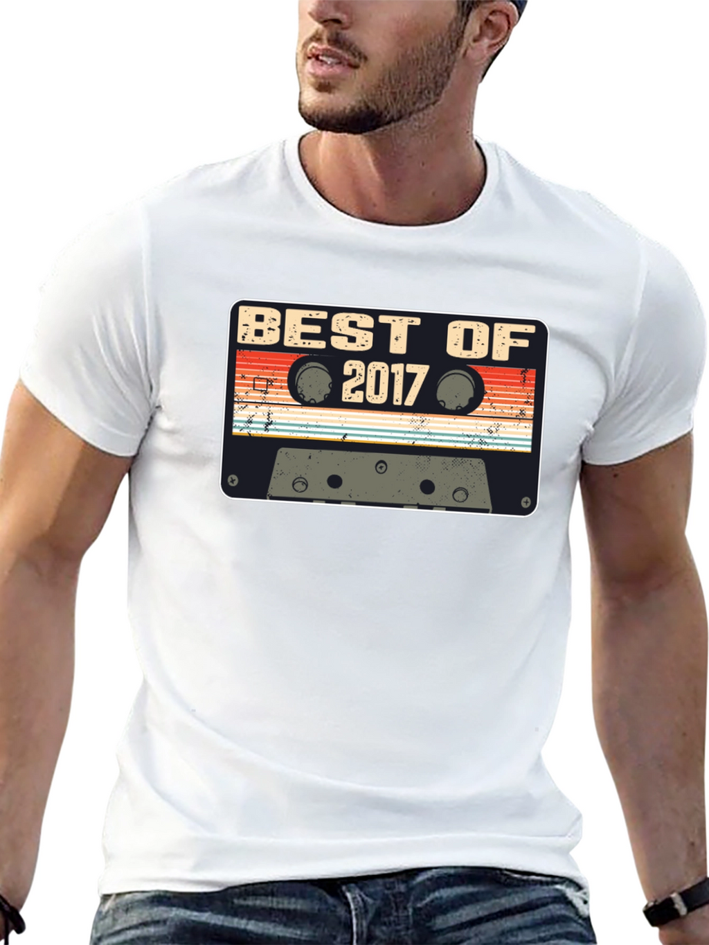 Best of 2017 Cassette Tape Graphic T-Shirt