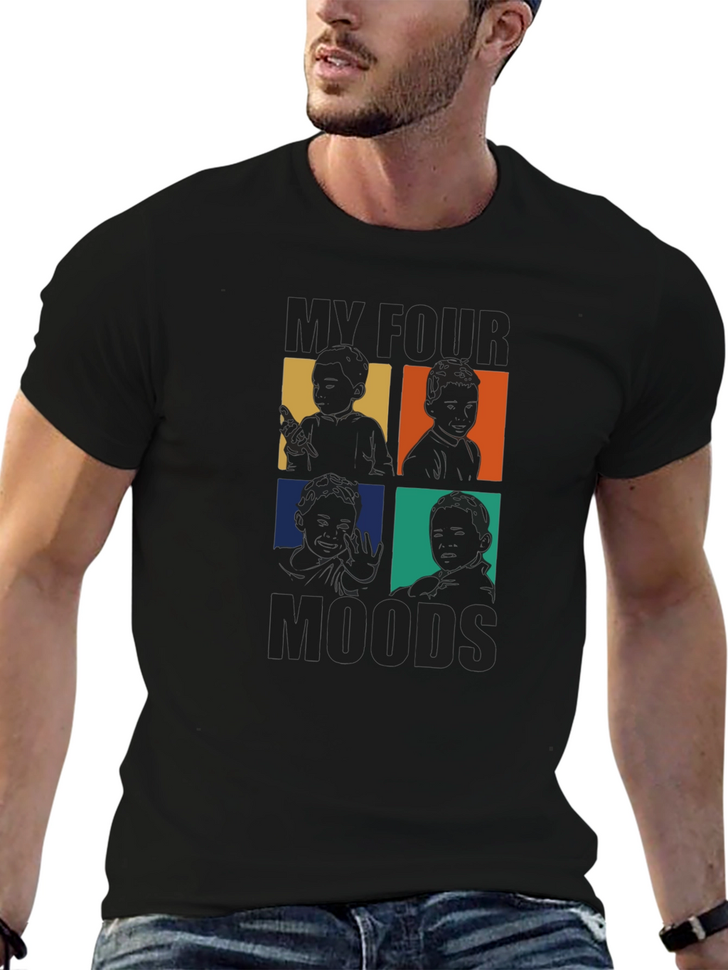 My Four Moods Graphic T-Shirt