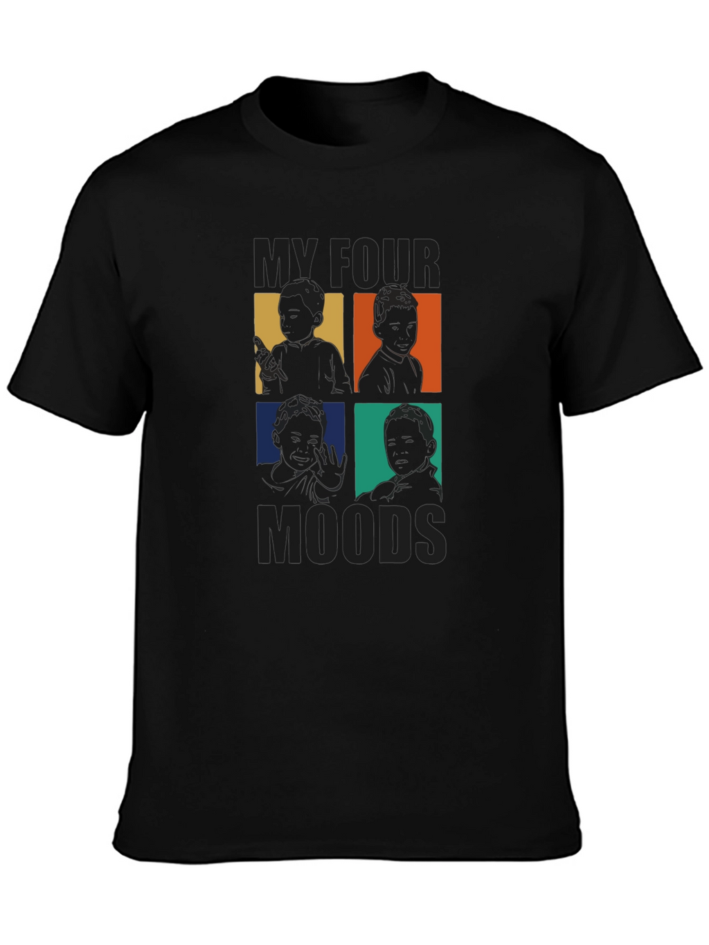 My Four Moods Graphic T-Shirt