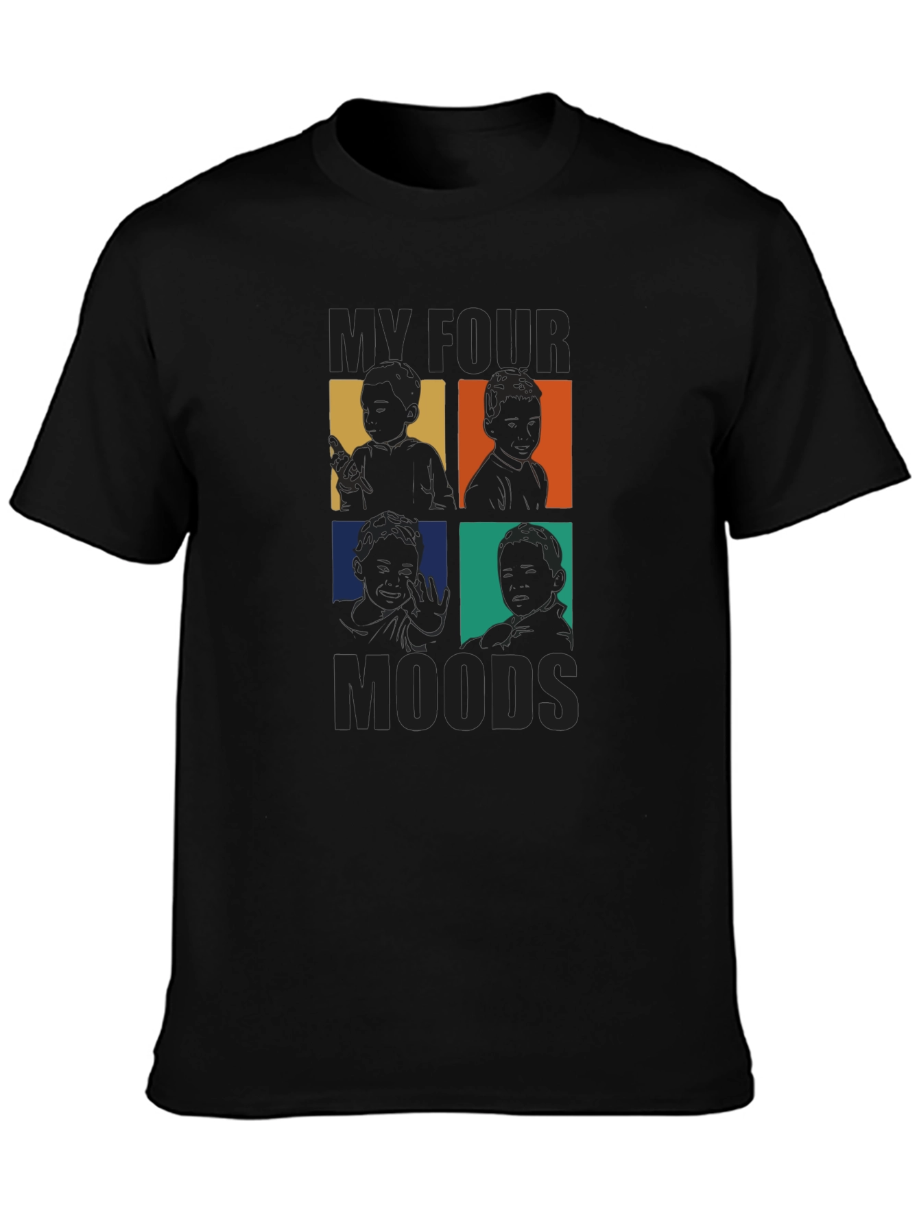 My Four Moods Graphic T-Shirt