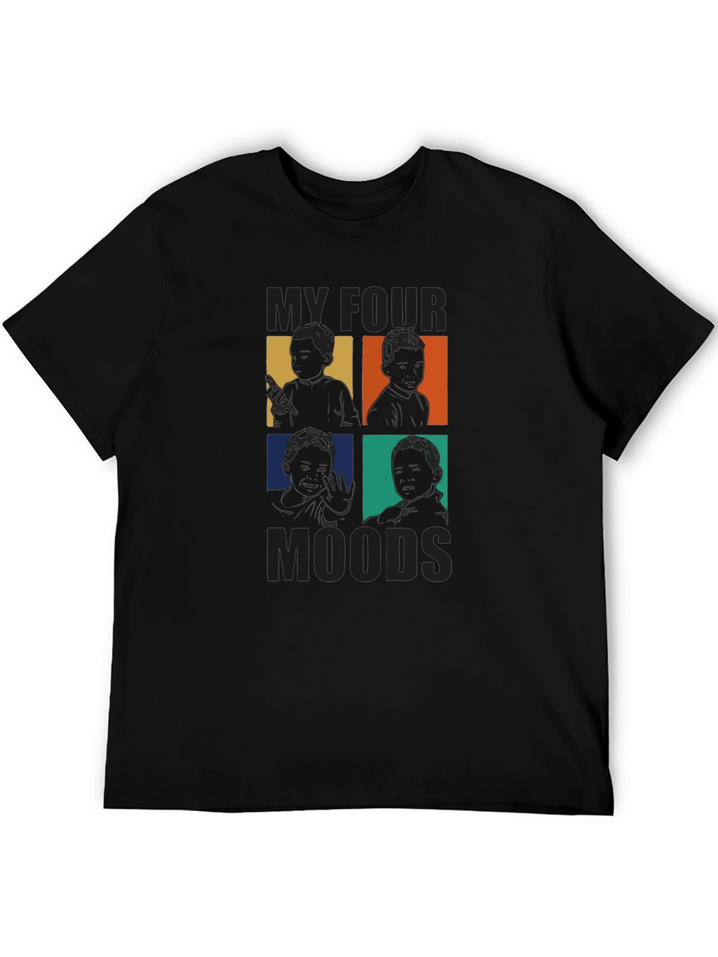 My Four Moods Graphic T-Shirt