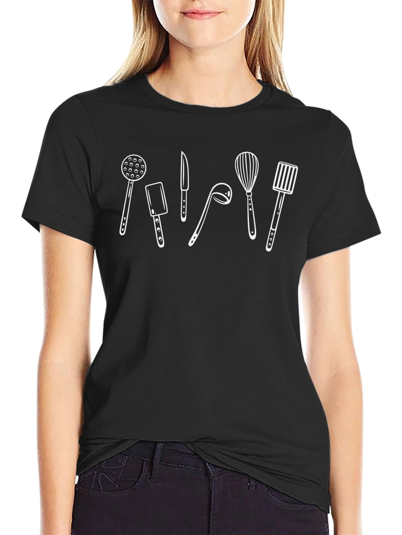 Chefs Kitchen Utensil Graphic T-Shirt