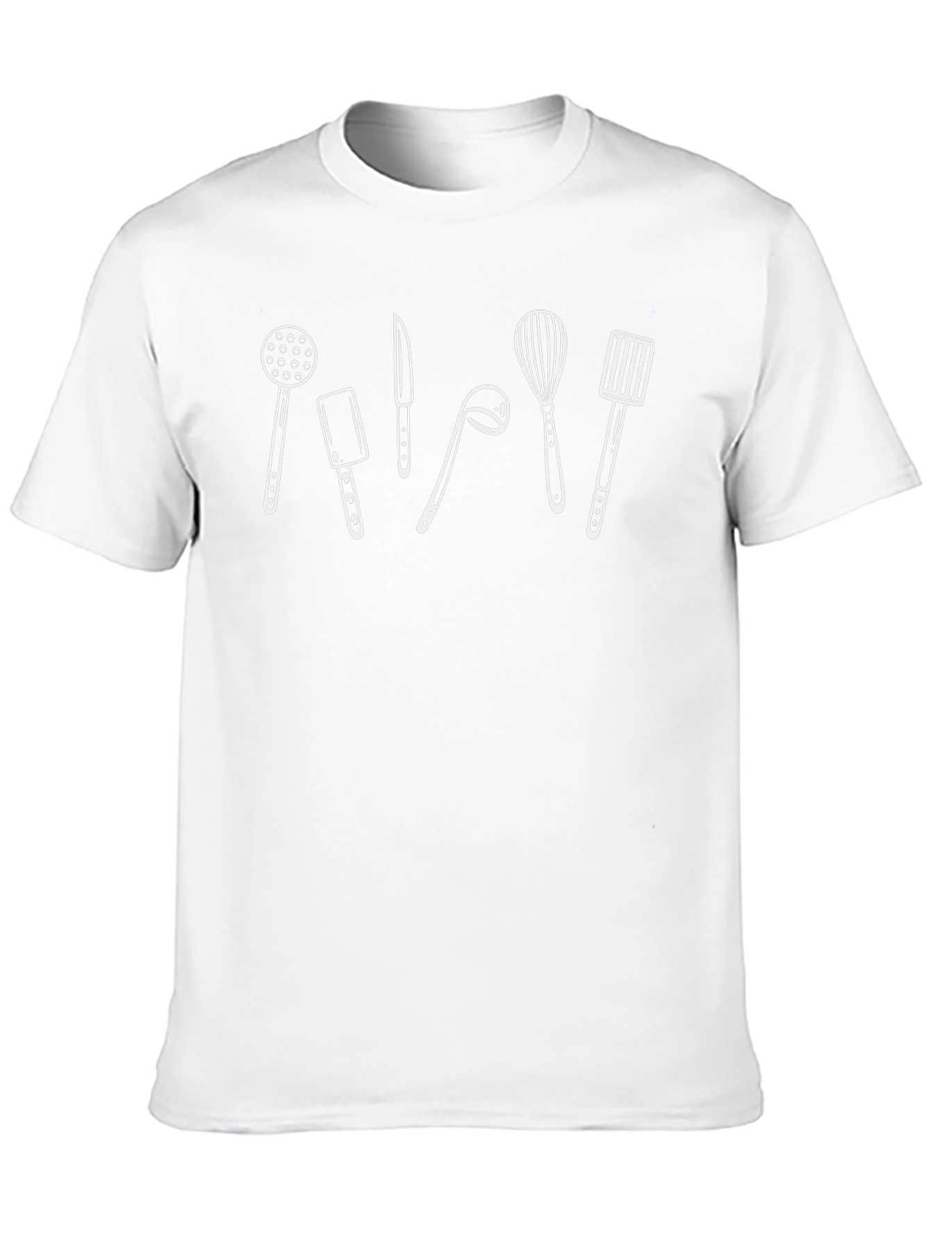 Chefs Kitchen Utensil Graphic T-Shirt