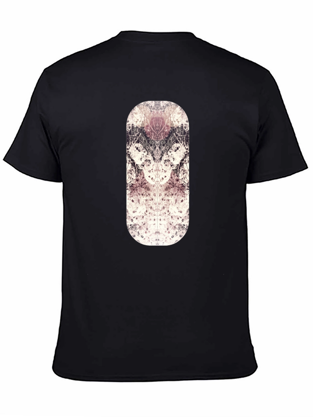 Abstract Art Graphic Print Black T-Shirt