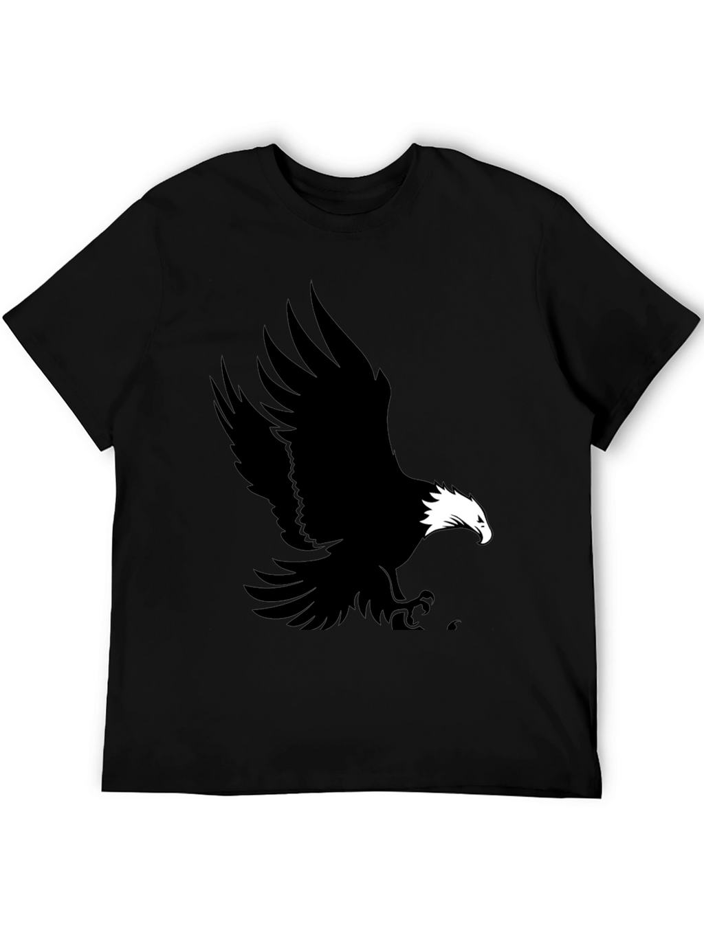 Black Eagle Graphic Tee for Men
