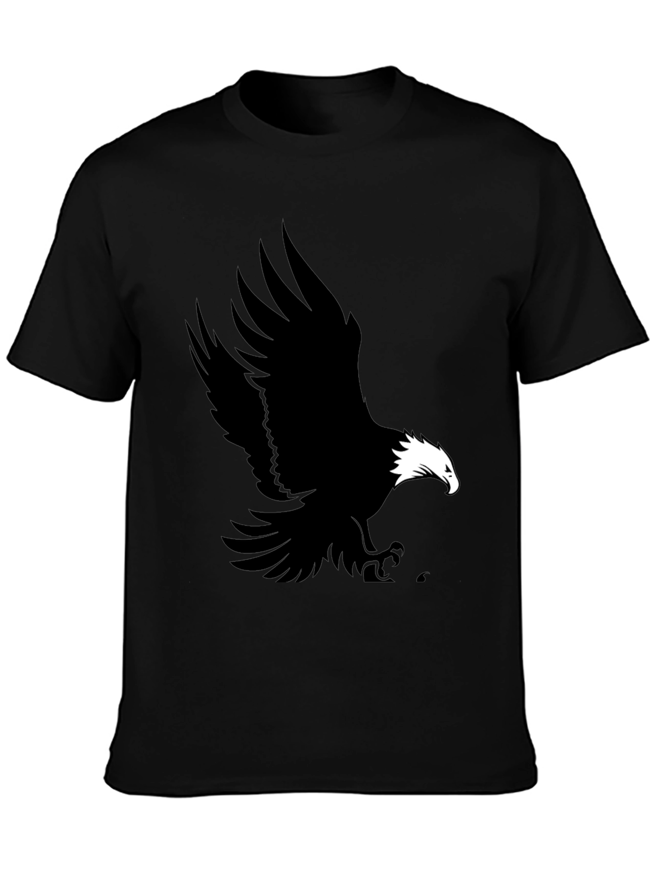 Black Eagle Graphic Tee for Men