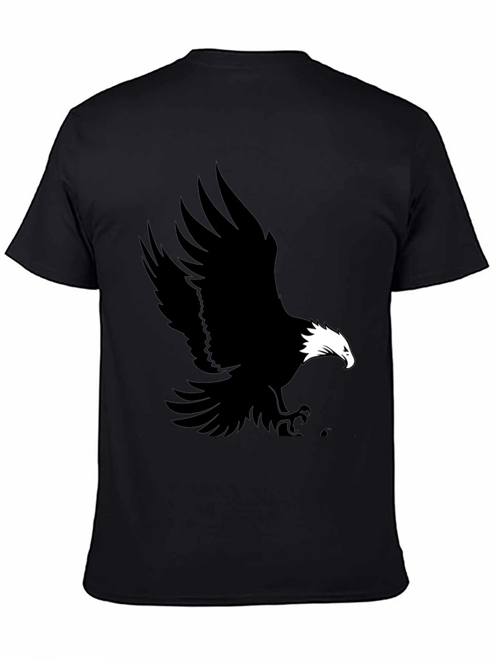 Black Eagle Graphic Tee for Men