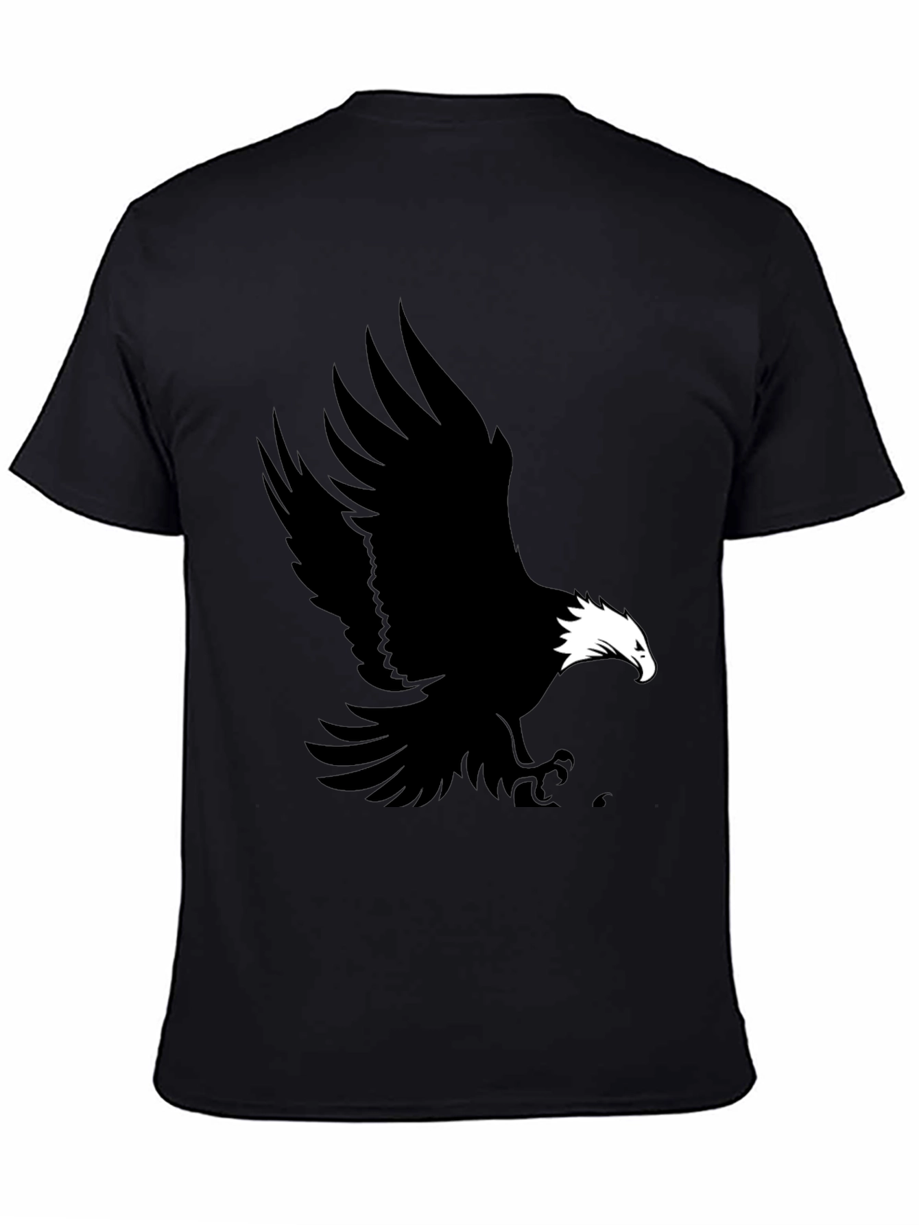 Black Eagle Graphic Tee for Men
