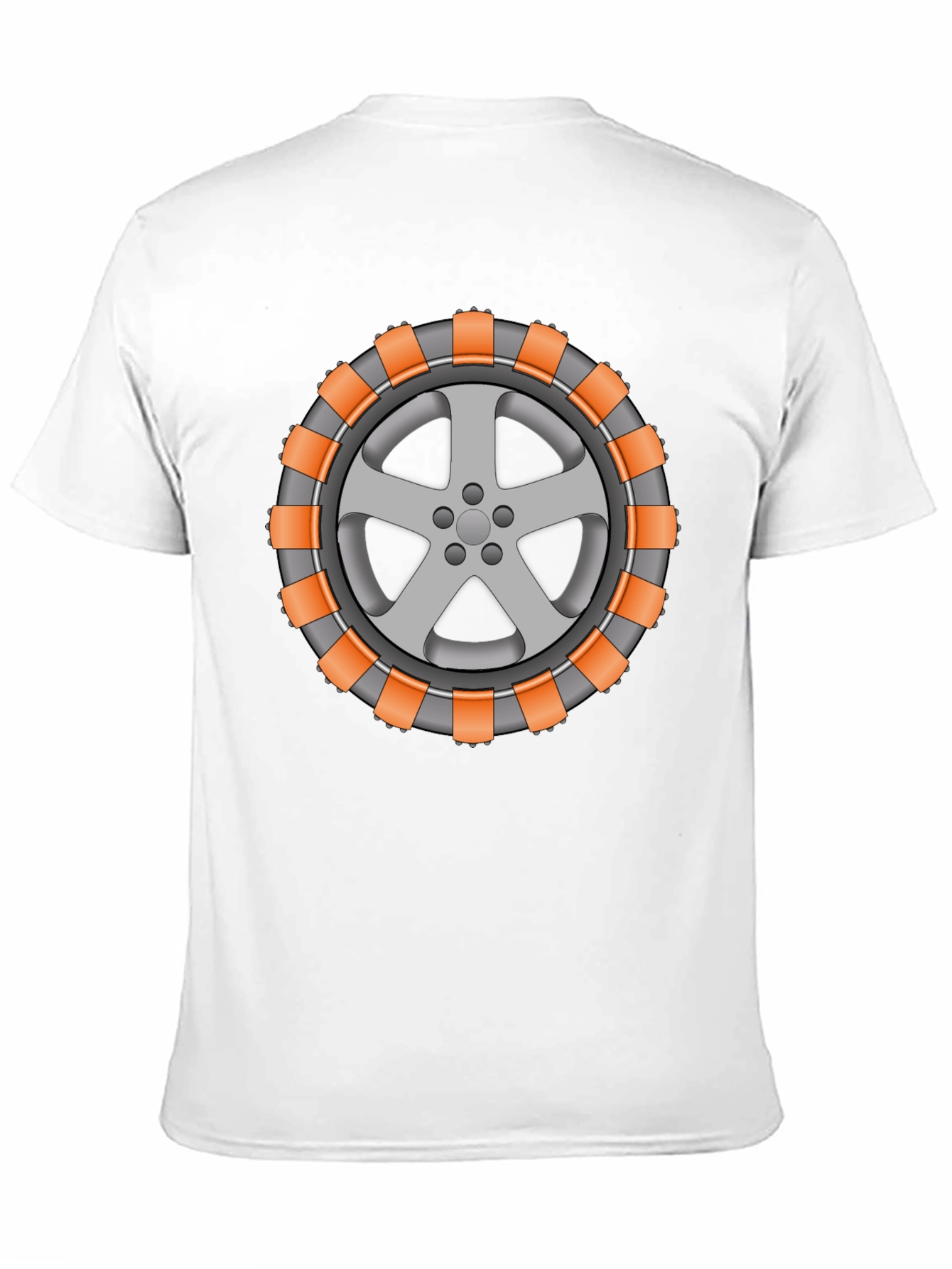 Cool Car Wheel T-Shirt - Unique Graphic Tee