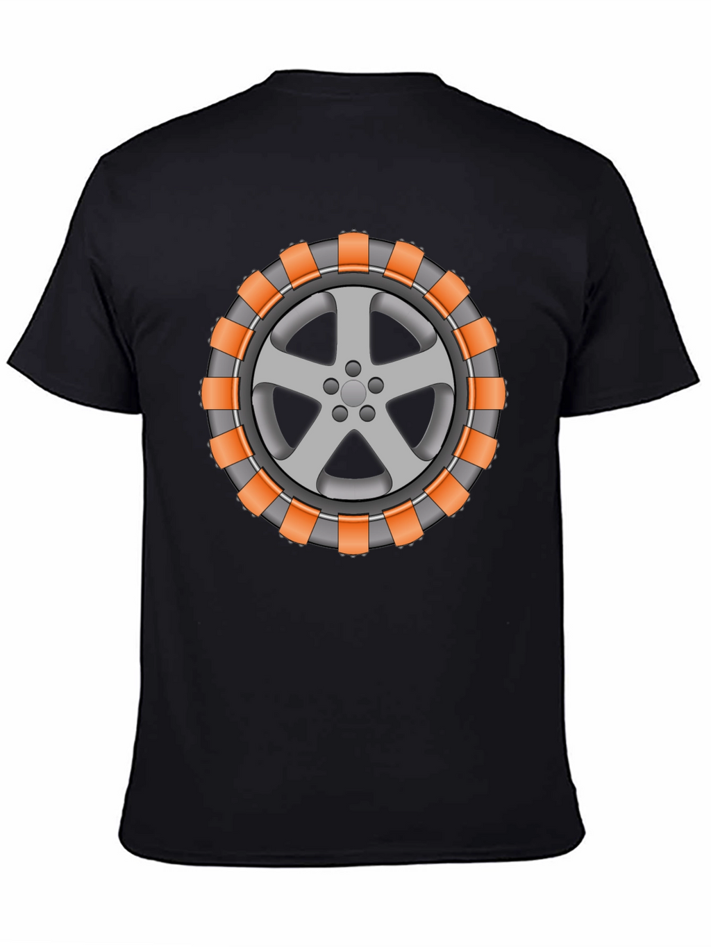 Cool Car Wheel T-Shirt - Unique Graphic Tee