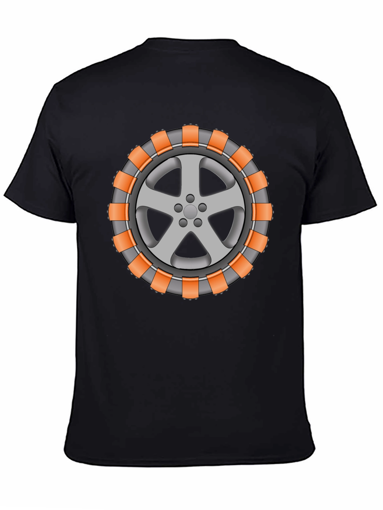 Cool Car Wheel T-Shirt - Unique Graphic Tee