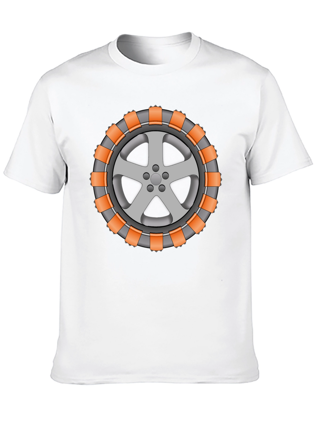 Cool Car Wheel T-Shirt - Unique Graphic Tee