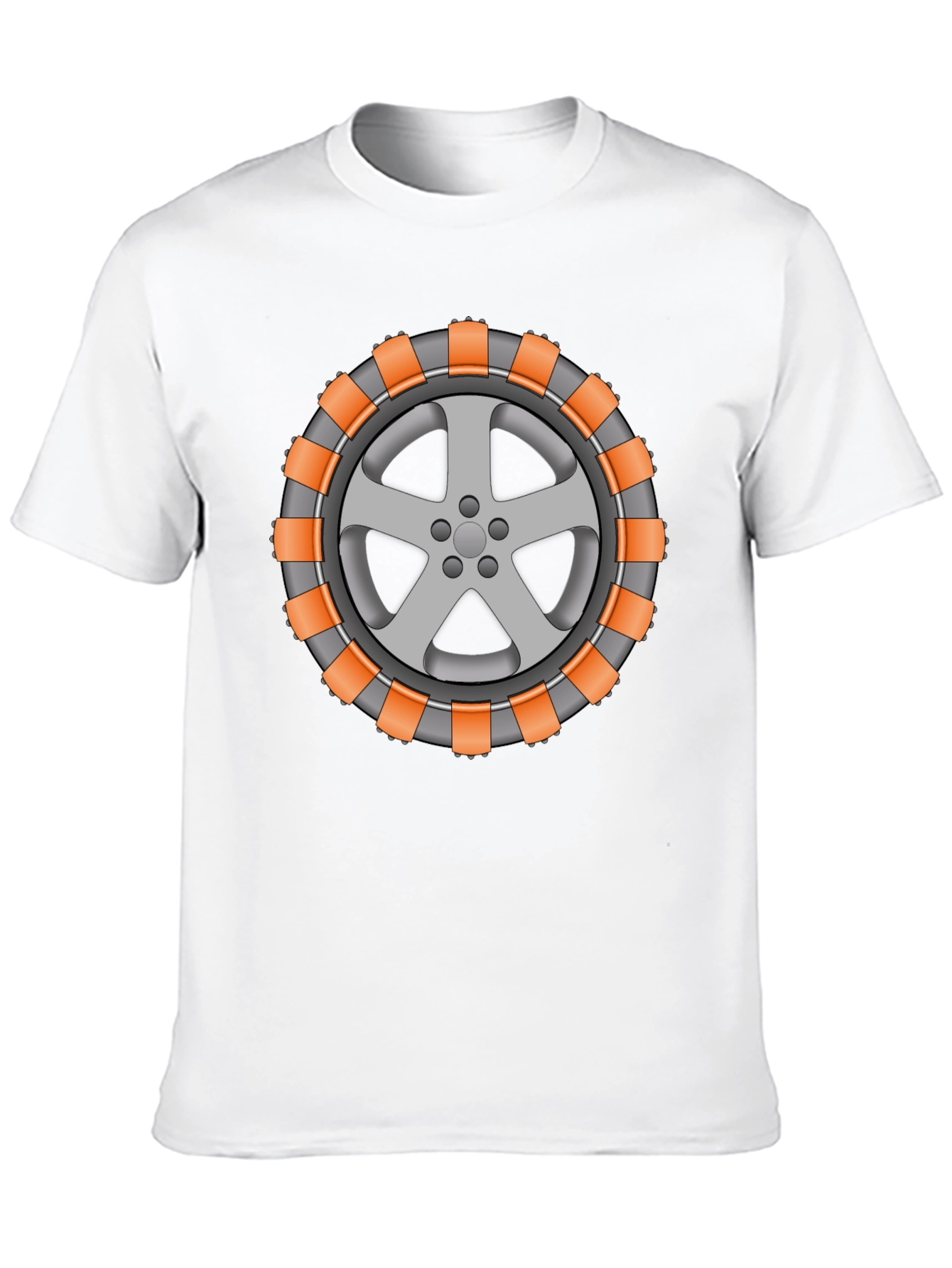 Cool Car Wheel T-Shirt - Unique Graphic Tee