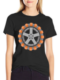 Cool Car Wheel T-Shirt - Unique Graphic Tee