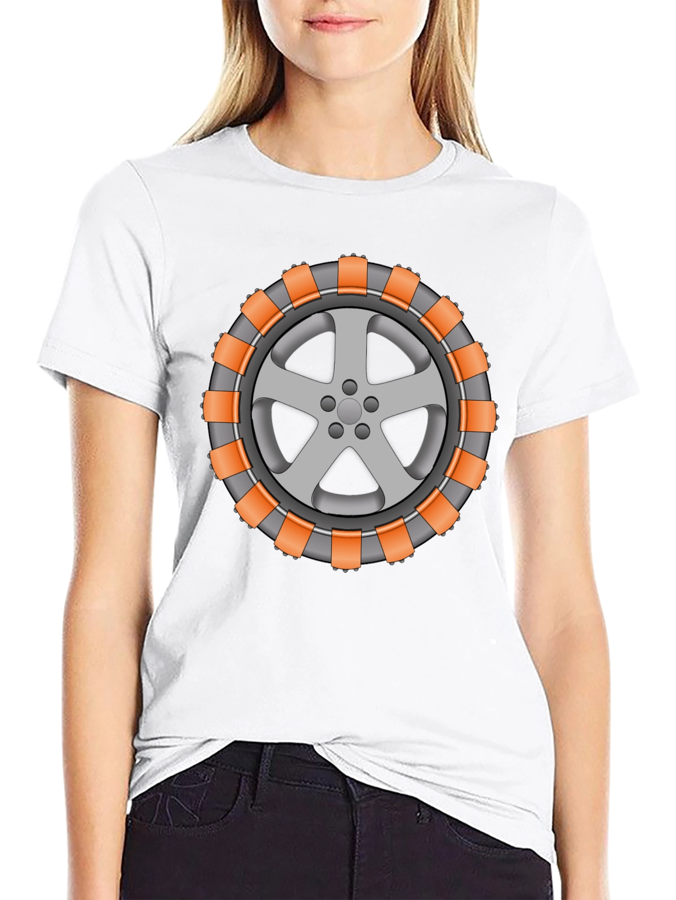 Cool Car Wheel T-Shirt - Unique Graphic Tee