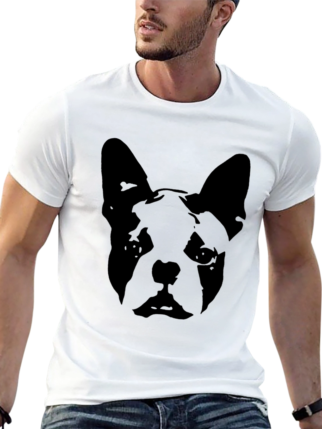 Black Boston Terrier T-Shirt