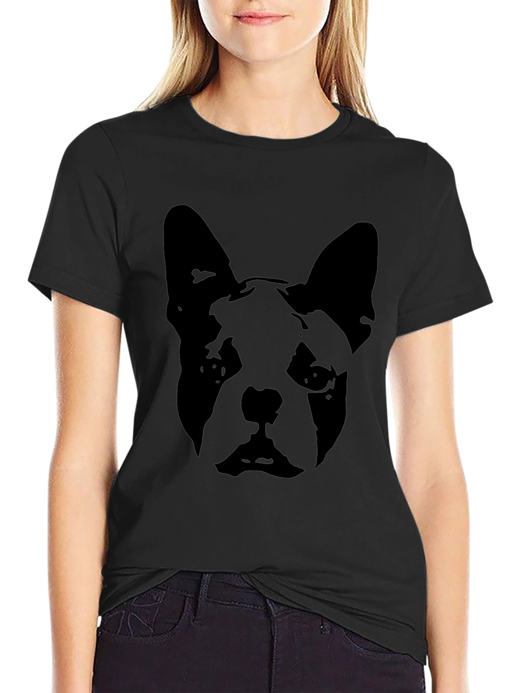 Black Boston Terrier T-Shirt