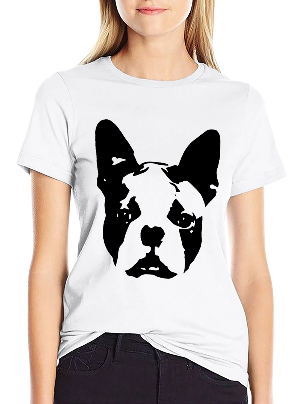 Black Boston Terrier T-Shirt