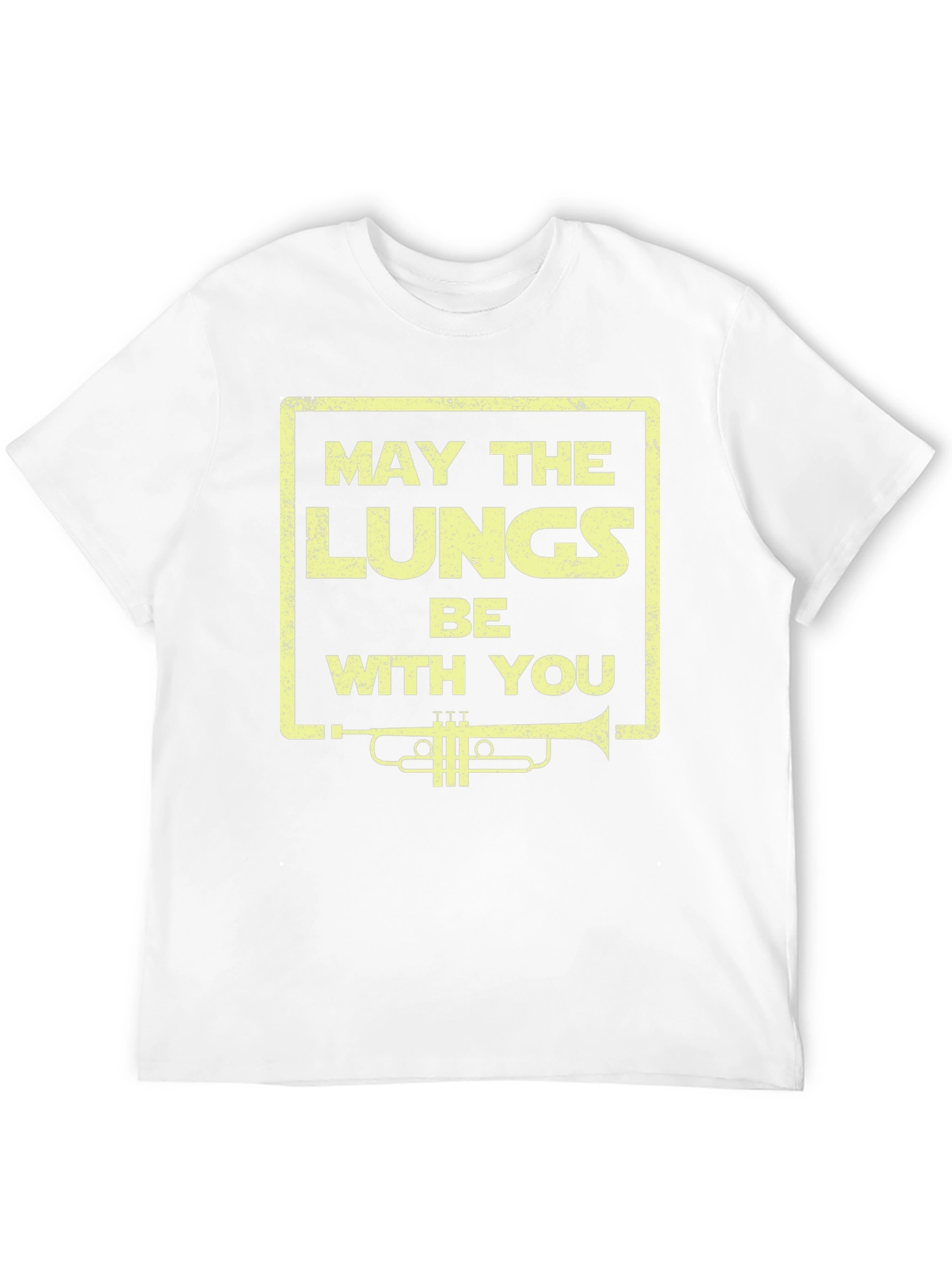 May The Lungs Be With You Trumpet Graphic T-Shirt